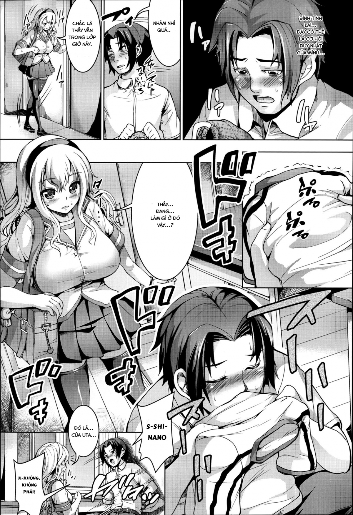 Đọc truyện hentai Sankaku Hatsukoi - Oneshot