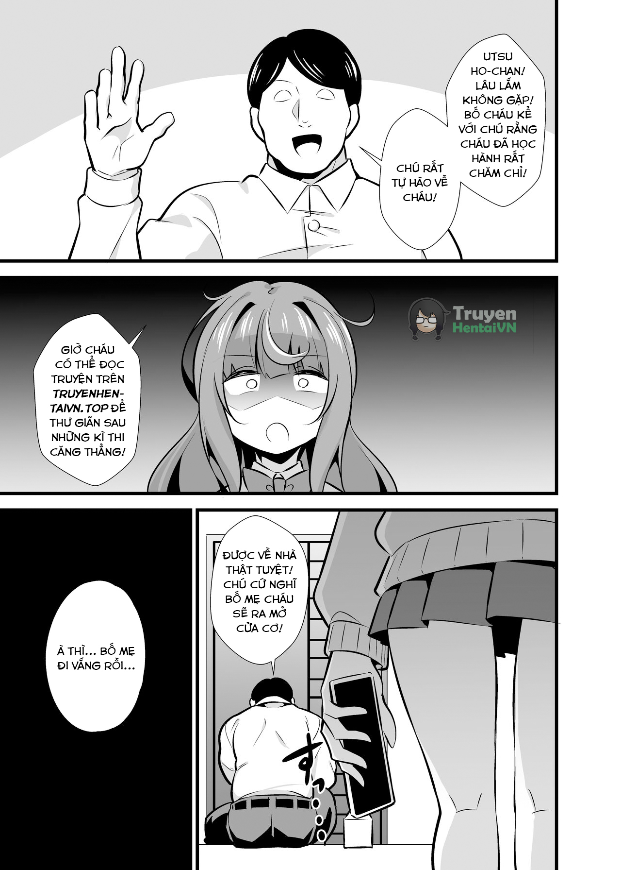 Đọc truyện hentai Oji Saimin 2 Oji-san Fusoku de Hatsujouki ga Tomaranai Meikko no Nonstop Semen Shiboritori Gyaku Rape - Oneshot