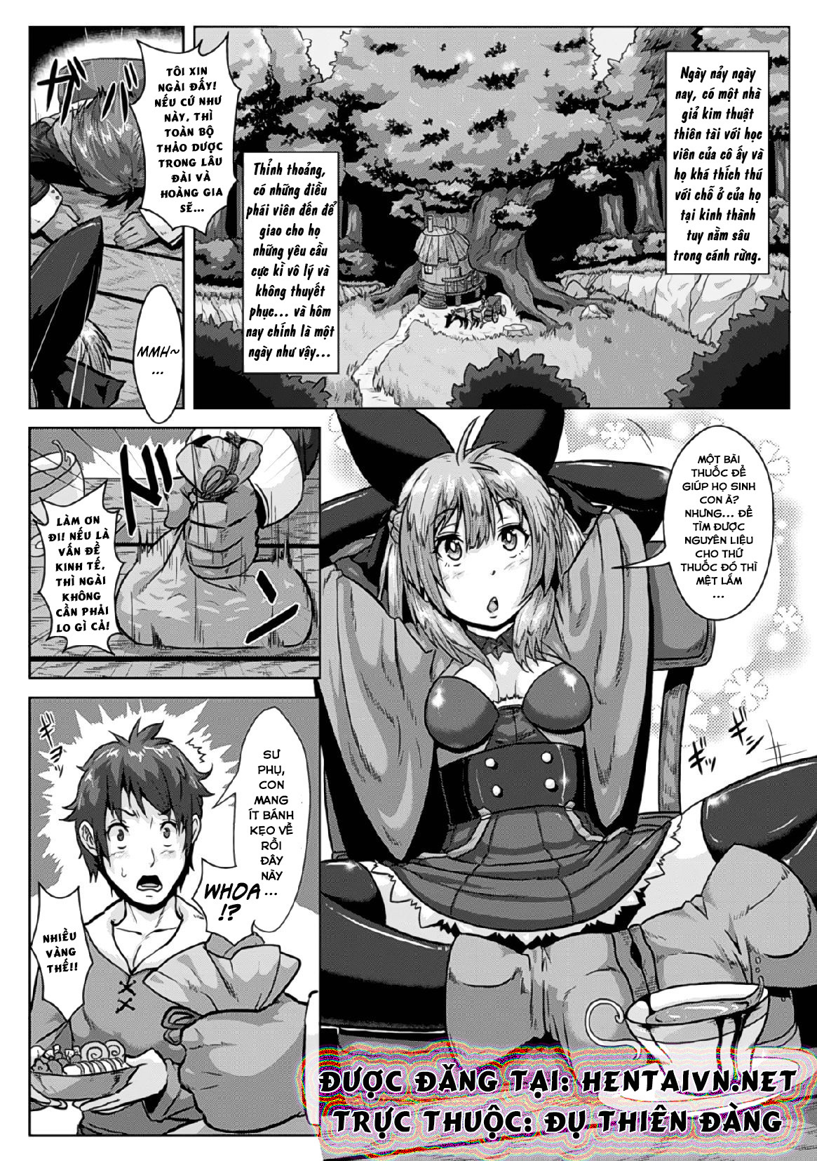 Đọc truyện hentai Binding Balls with Alchemy!? Squeezing Ripe Raw Material Difficulty Level A - Oneshot