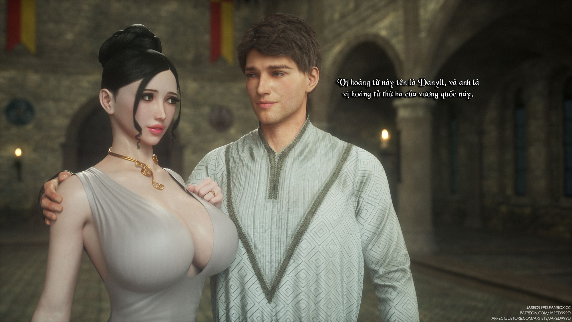 Đọc truyện hentai Fallen Lady - Vol 1 - Chap 3: Em phải là hoàng hậu của ta.