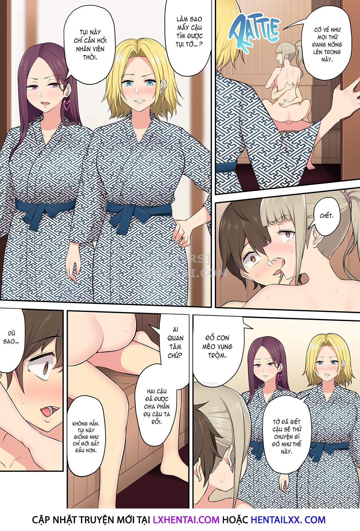 Đọc truyện hentai Imaizumi đưa cả bầy Gyaru về nhà mình - Chap 2