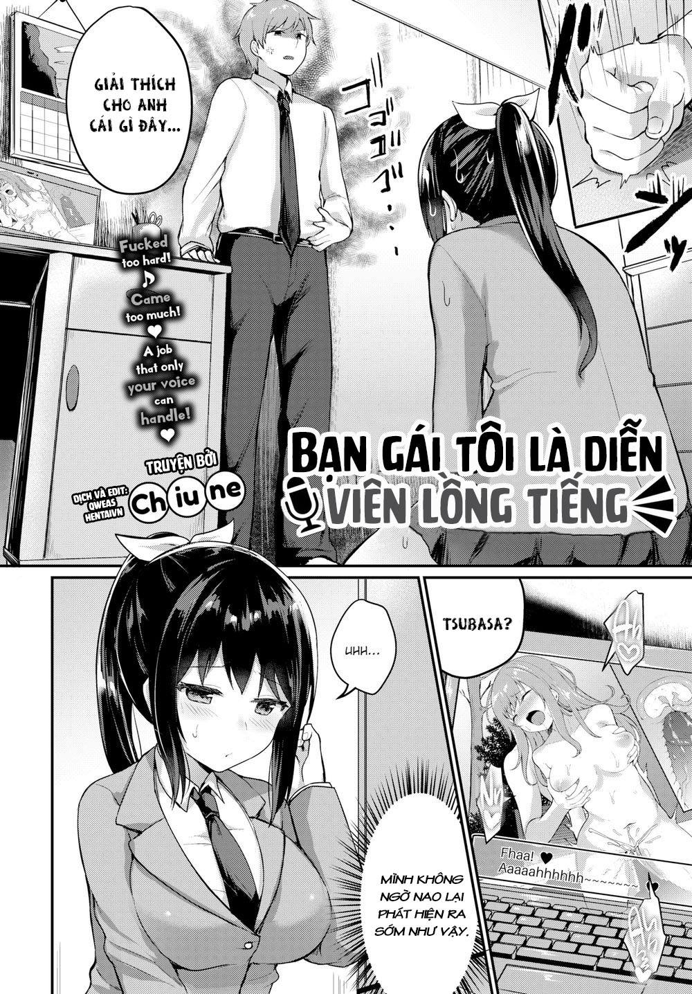 Đọc truyện hentai Bạn gái tôi là diễn viên lông tiếng Eroge - Oneshot Không Che