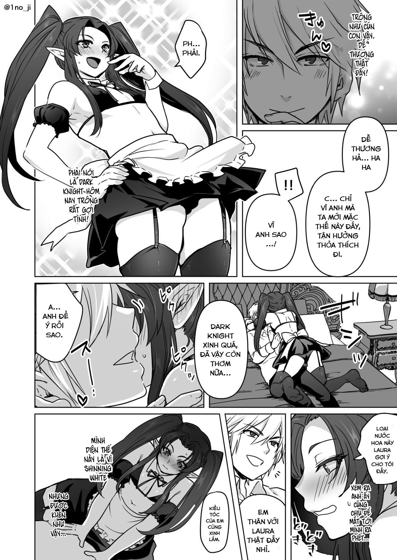 Đọc truyện hentai Câu chuyện về một cựu thủ lĩnh của quân đội Quỷ vương thua một anh hùng và bị biến thành nữ. - Oneshot