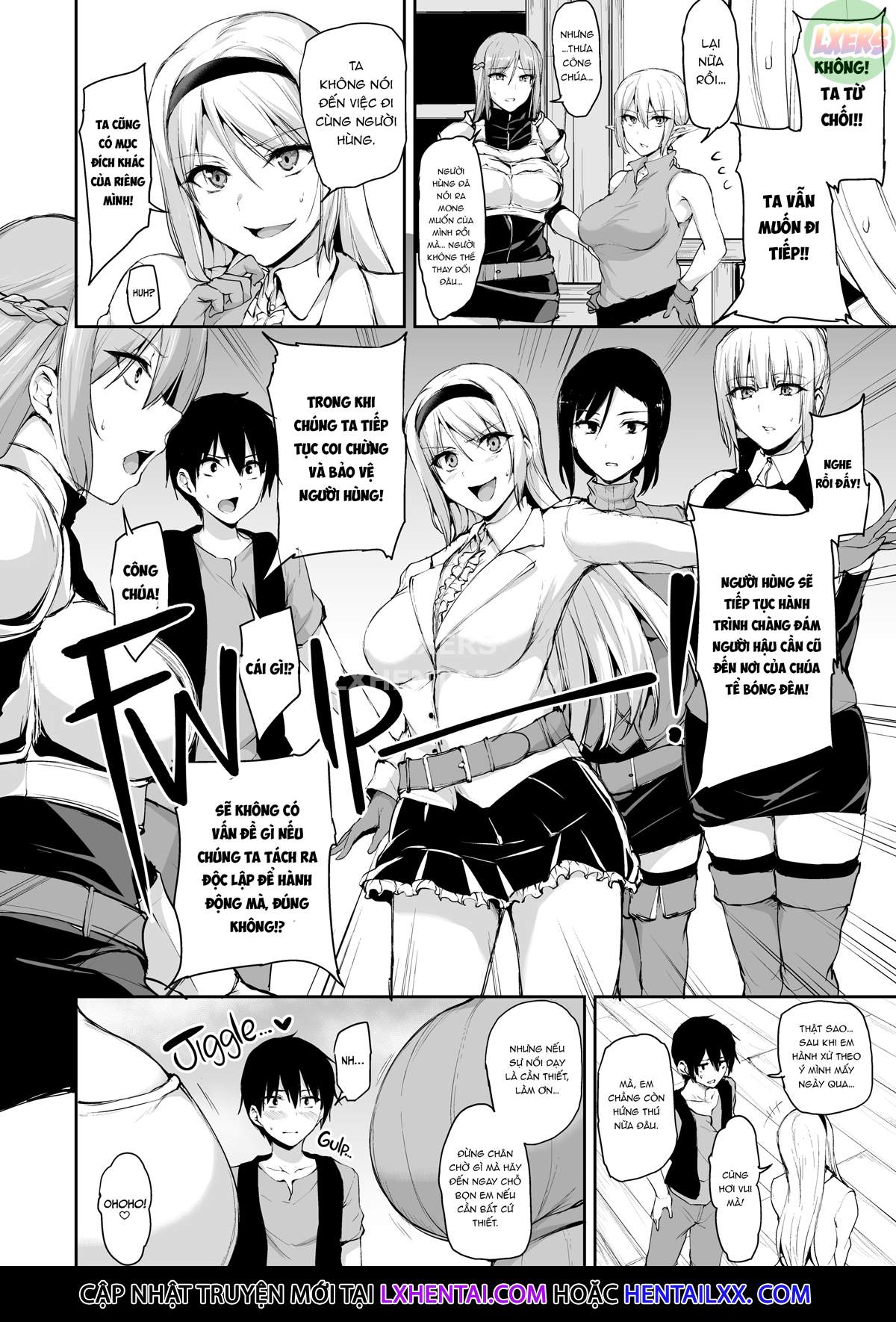 Đọc truyện hentai Tales of a Harem in Another World - Chap 7 - Clash! The Vampire Girl Vs. The Haughty Princess
