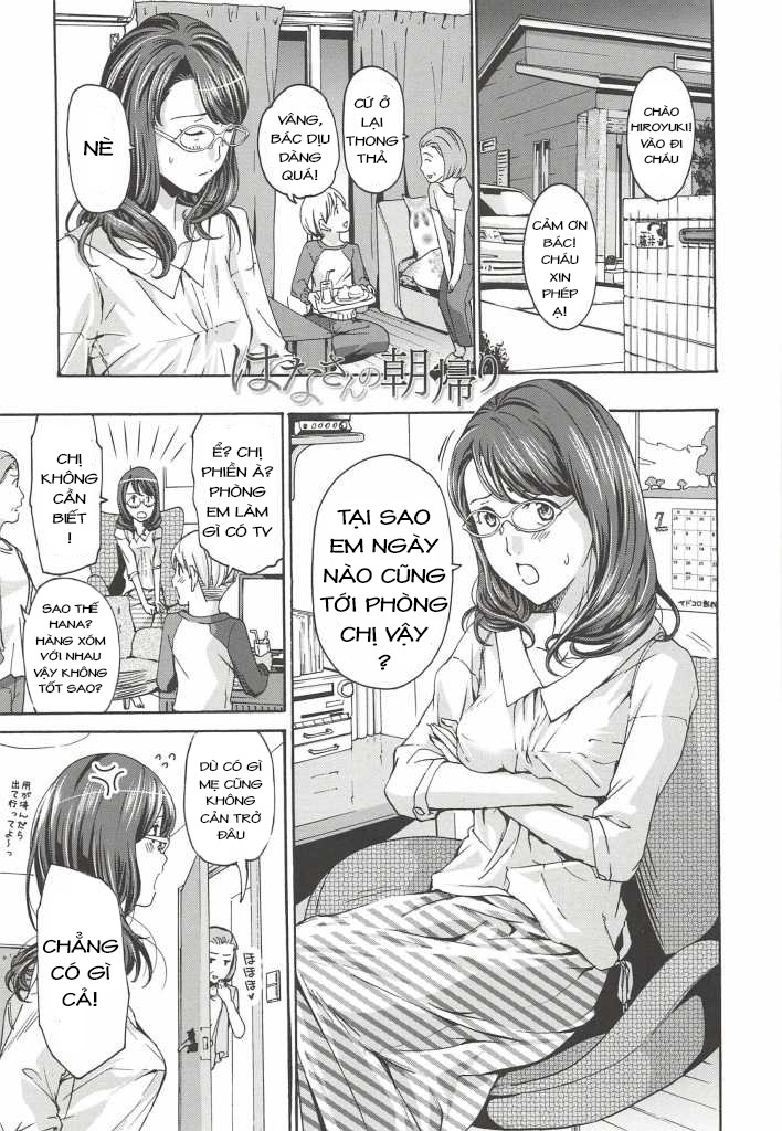 Đọc truyện hentai Hana-san No Asagaeri - Oneshot