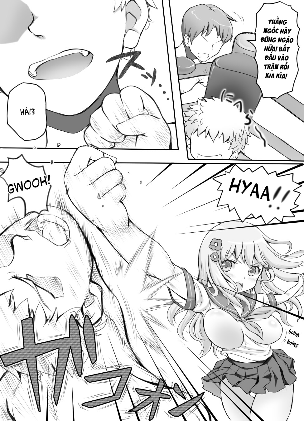 Đọc truyện hentai Naburi Tokidoki Shasei ~Kouhai no Joshi ni Makete Shasei Saserareta Ore~ - Chap 1