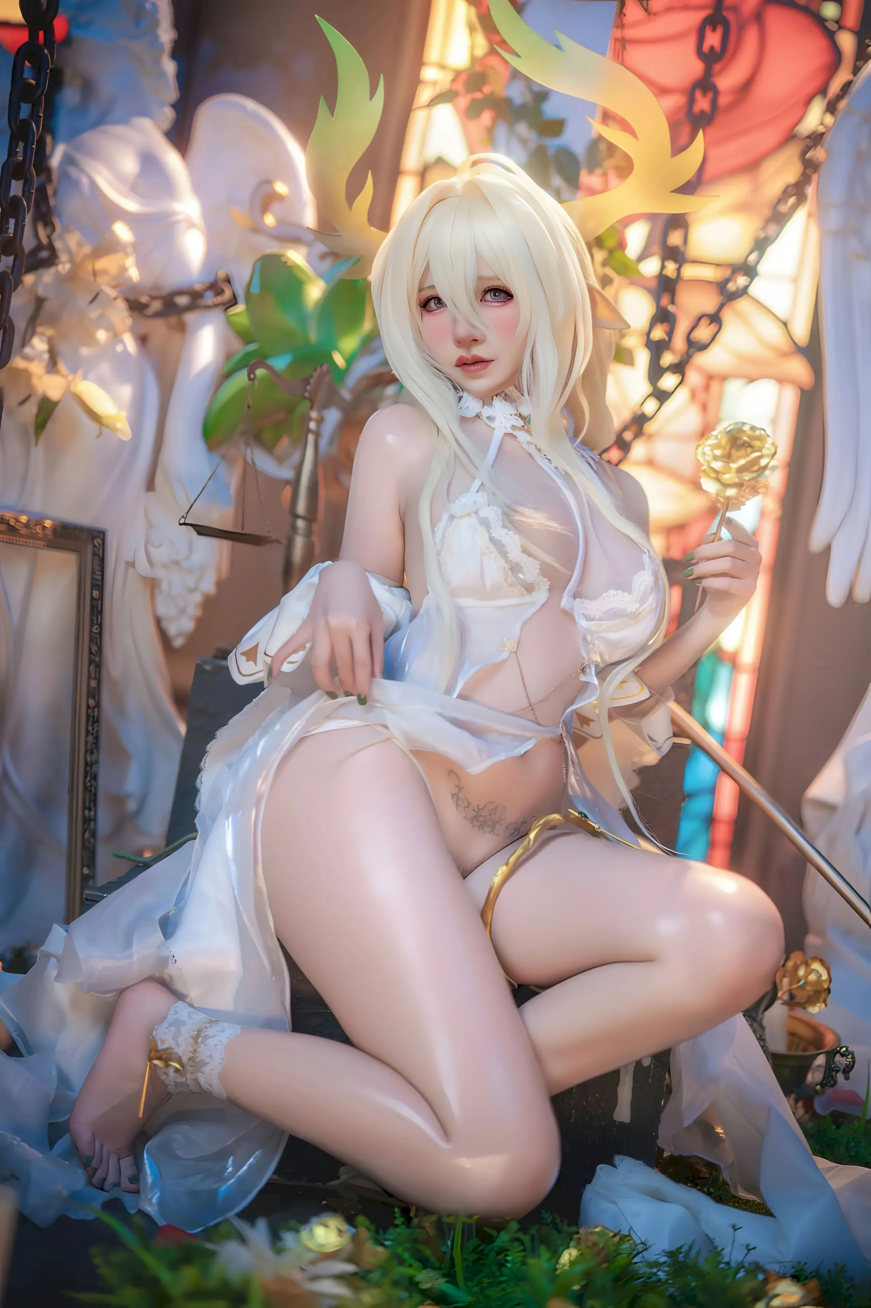 Đọc truyện hentai Tuyển tập Albums siêu phẩm Cosplay - Chap 1305 - Kaori - Golden Lion (Azur Lane)