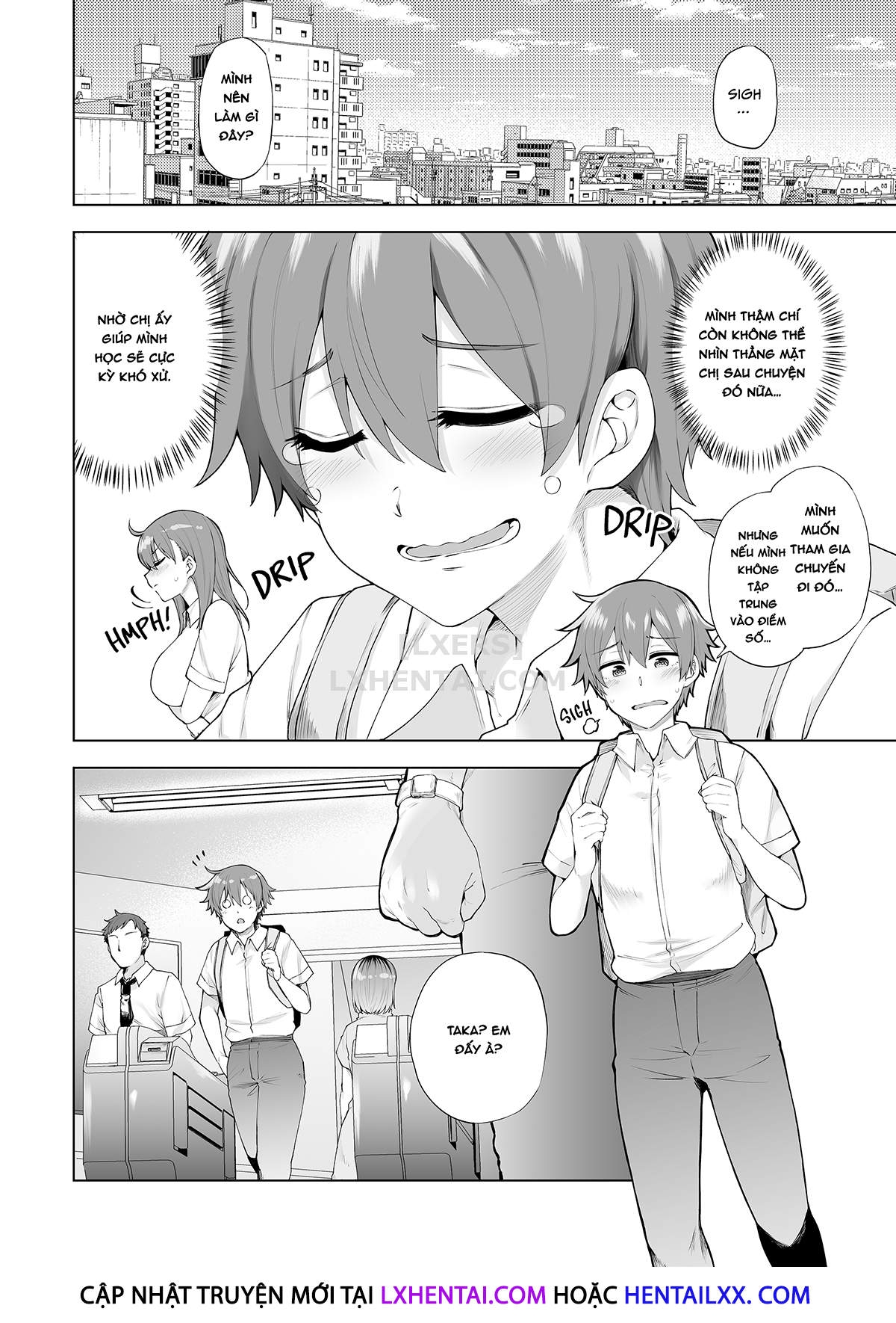 Đọc truyện hentai Onee-chan no Wasuremono o Todoke ni Kita Hazu nanoni - Chap 3 - Away Game