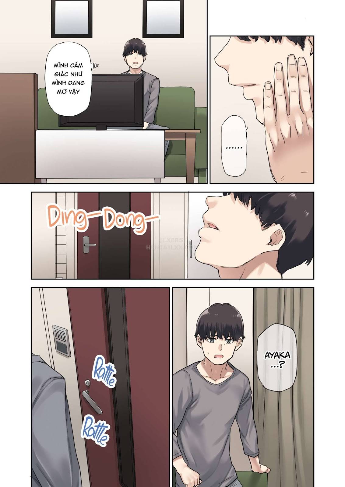 Đọc truyện hentai Kanojo Ga Fuzai No Aida, Kanojo No Shinyuu To Shirokujichuu, Nakadashi Shimashita - Oneshot