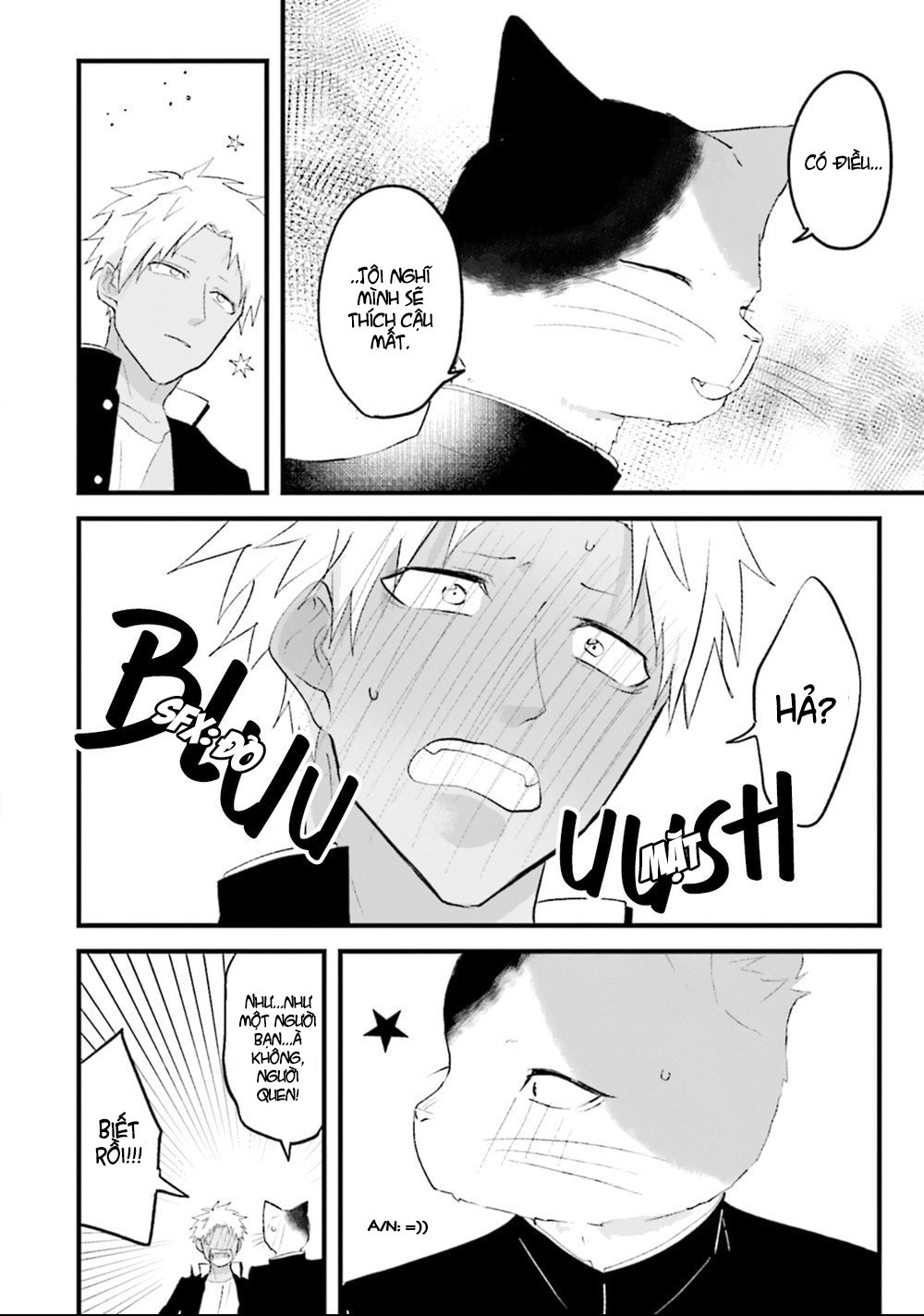 Đọc truyện hentai Trai và Mèo - Chap 2