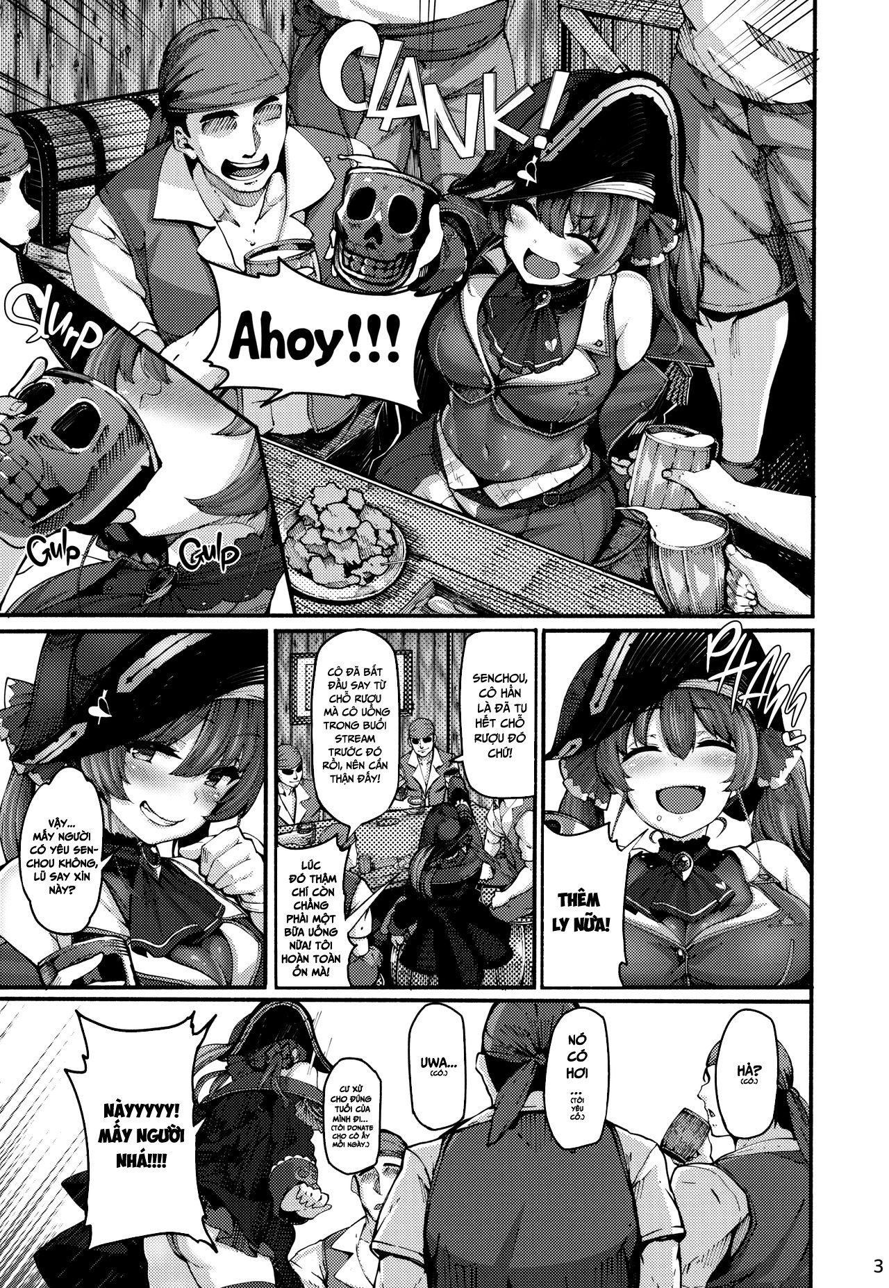 Đọc truyện hentai Mấy người có muốn quan hệ với Senchou khôngggg? - Oneshot