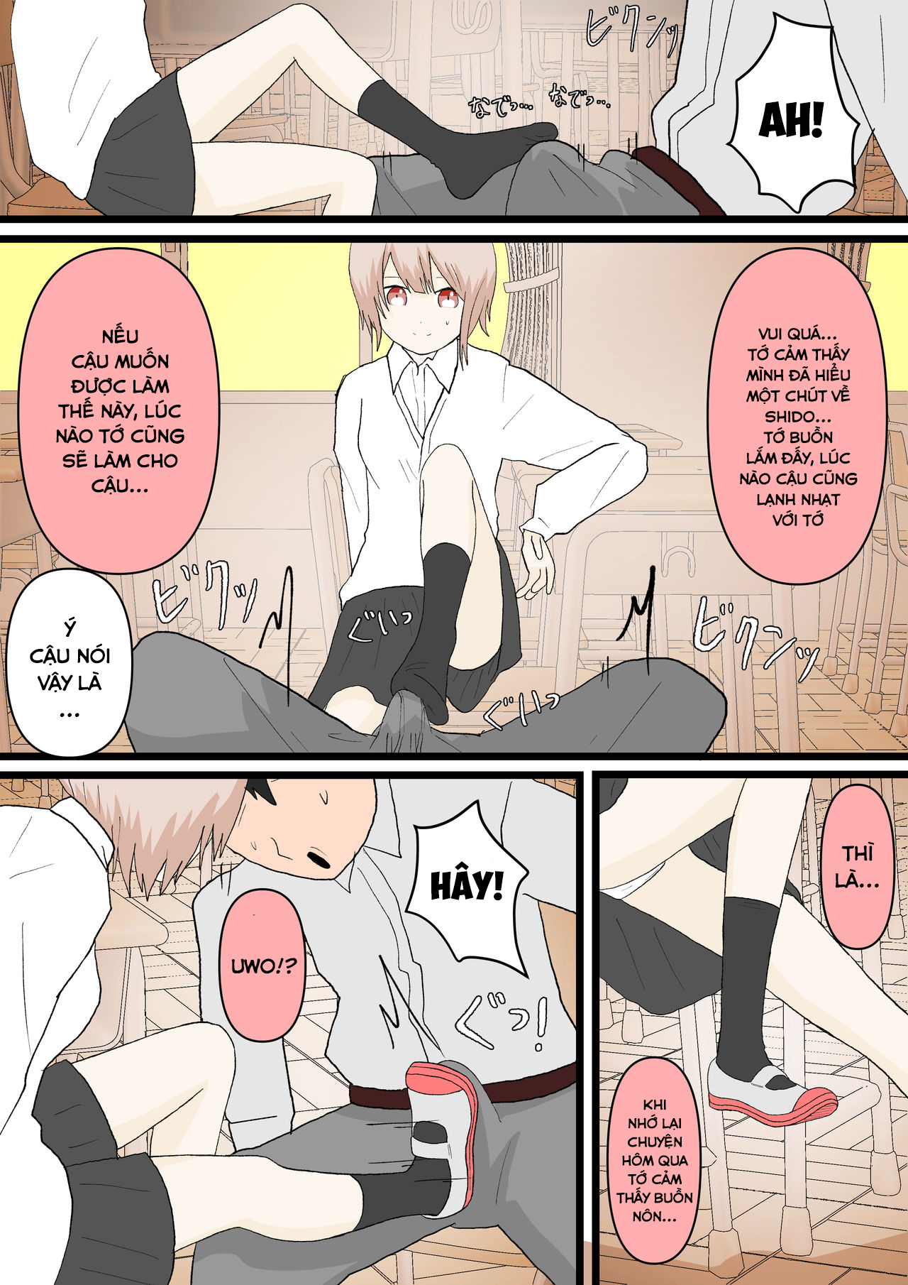 Đọc truyện hentai Người bạn thời thơ ấu và con chó - Oneshot