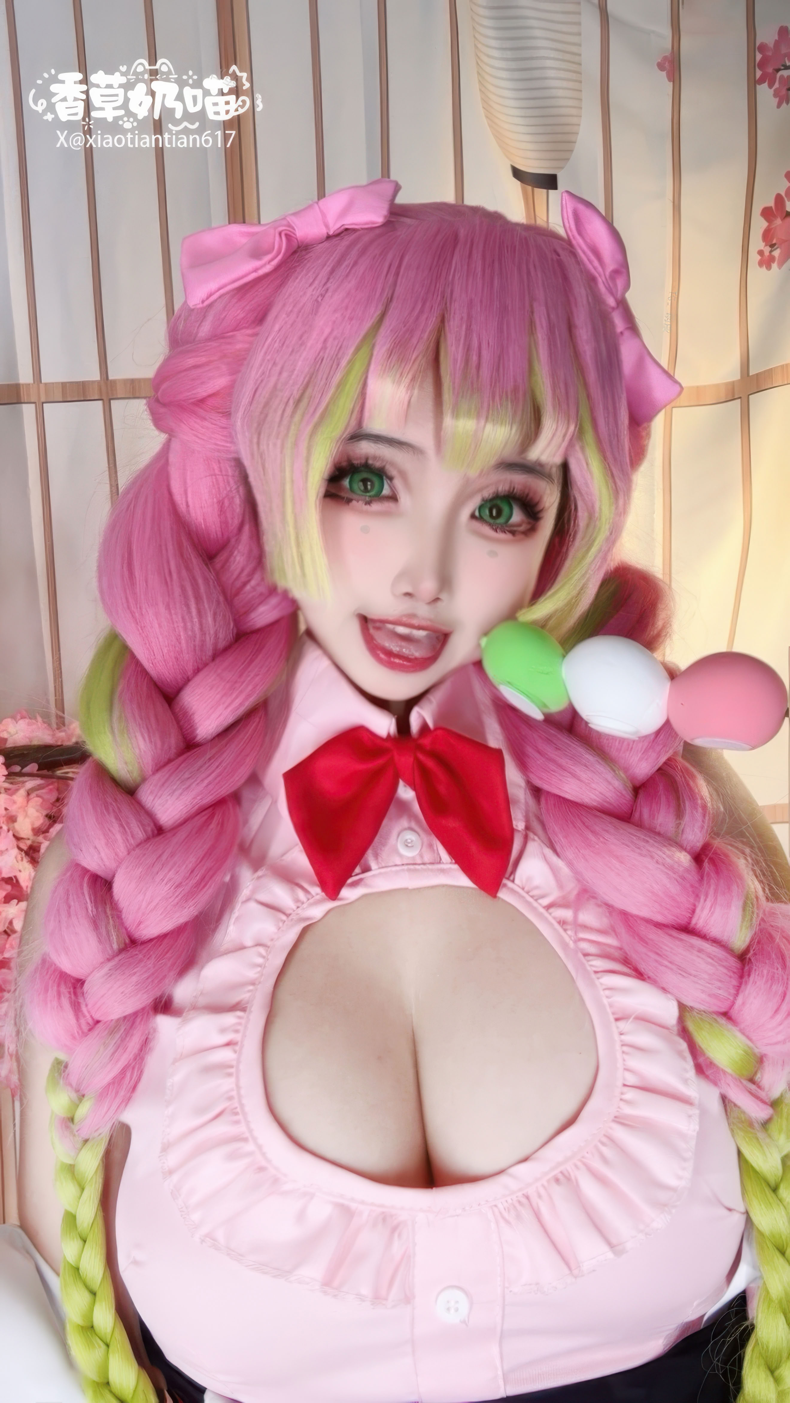 Đọc truyện hentai Tuyển tập Albums siêu phẩm Cosplay - Chap 1444 - Vanilla Milk Cat - Demon Slayer: Kimetsu no Yaiba - Mitsuri Kanroji Maid