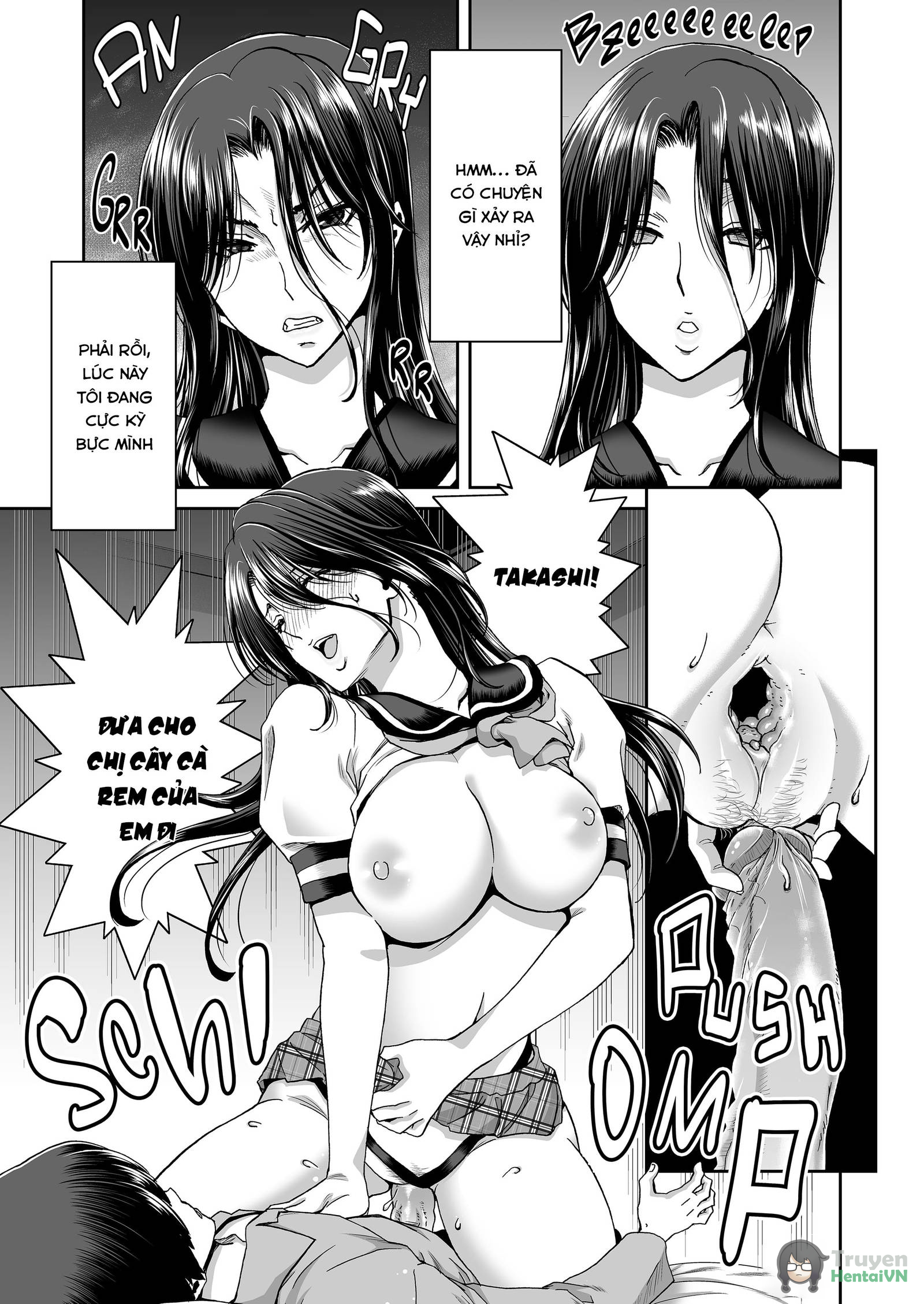 Đọc truyện hentai Lý do vợ tôi buộc tóc đuôi ngựa - Chap 2