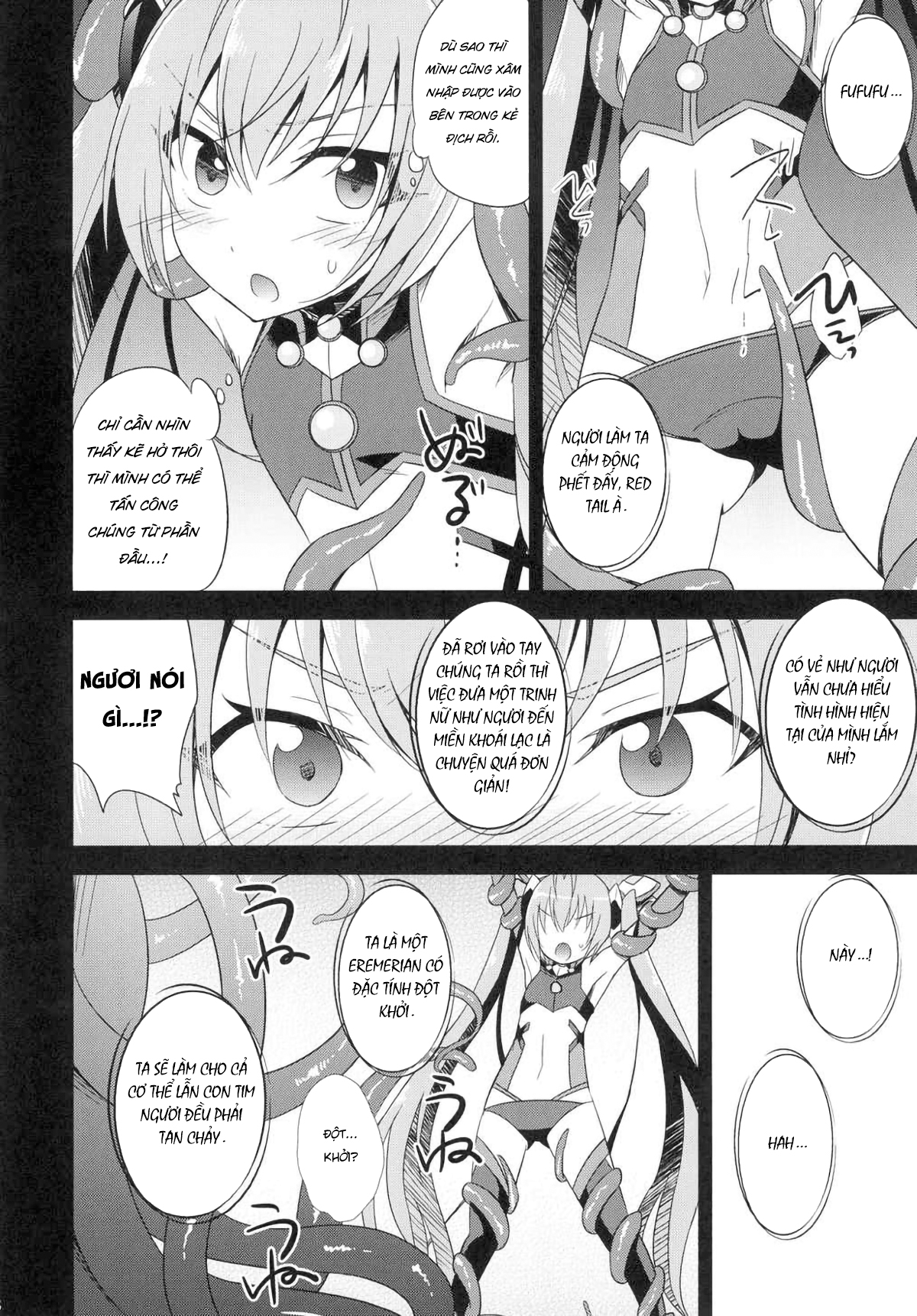 Đọc truyện hentai Hai bím đỏ tươi! 2 - Oneshot