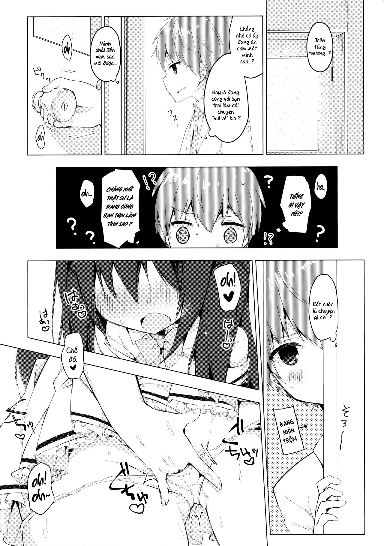 Đọc truyện hentai Hazukashii node Anata no Zecchou Misete Kudasai! - Oneshot