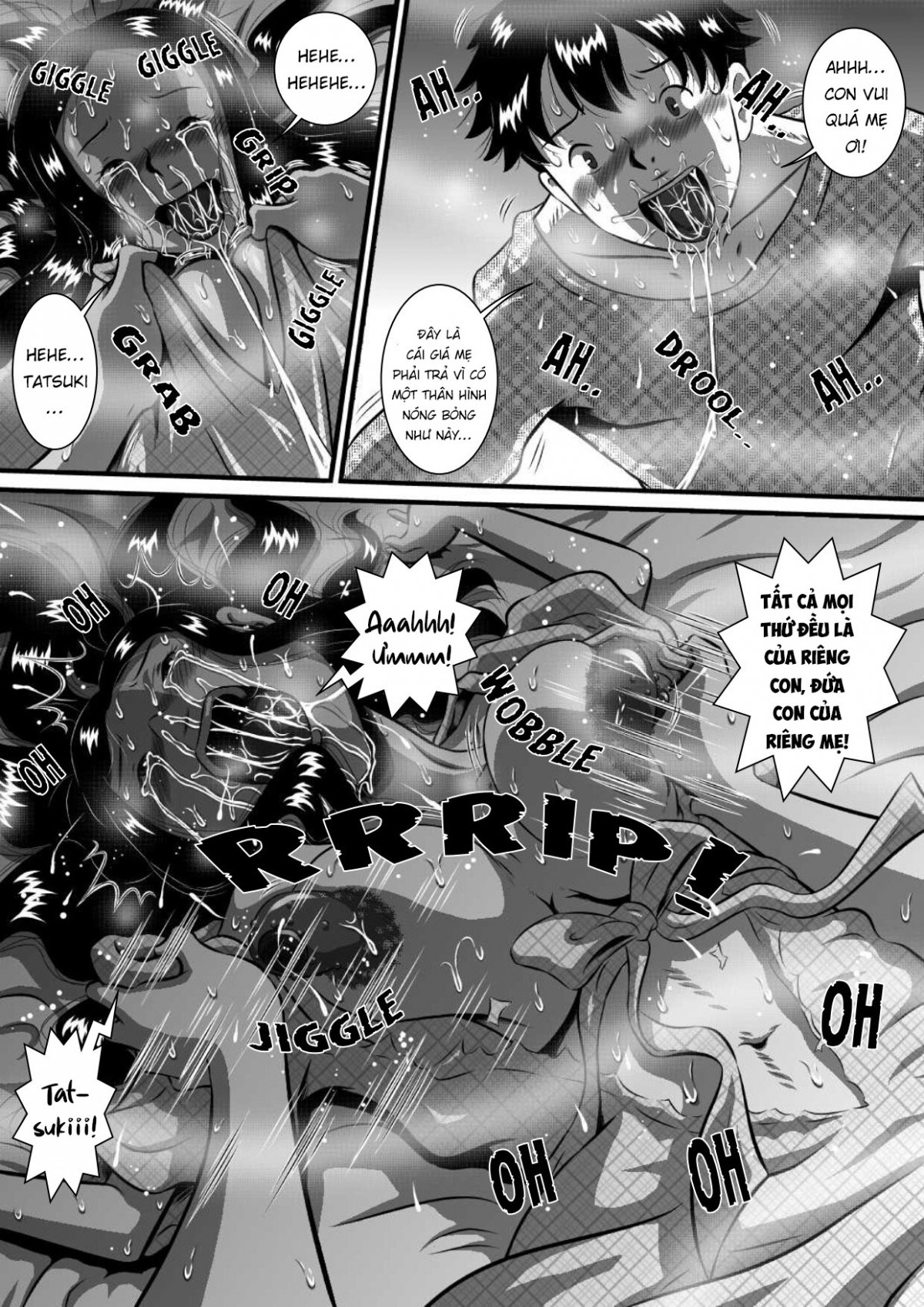 Đọc truyện hentai Chấn động! Con địt mẹ, bố địt em!! - Oneshot