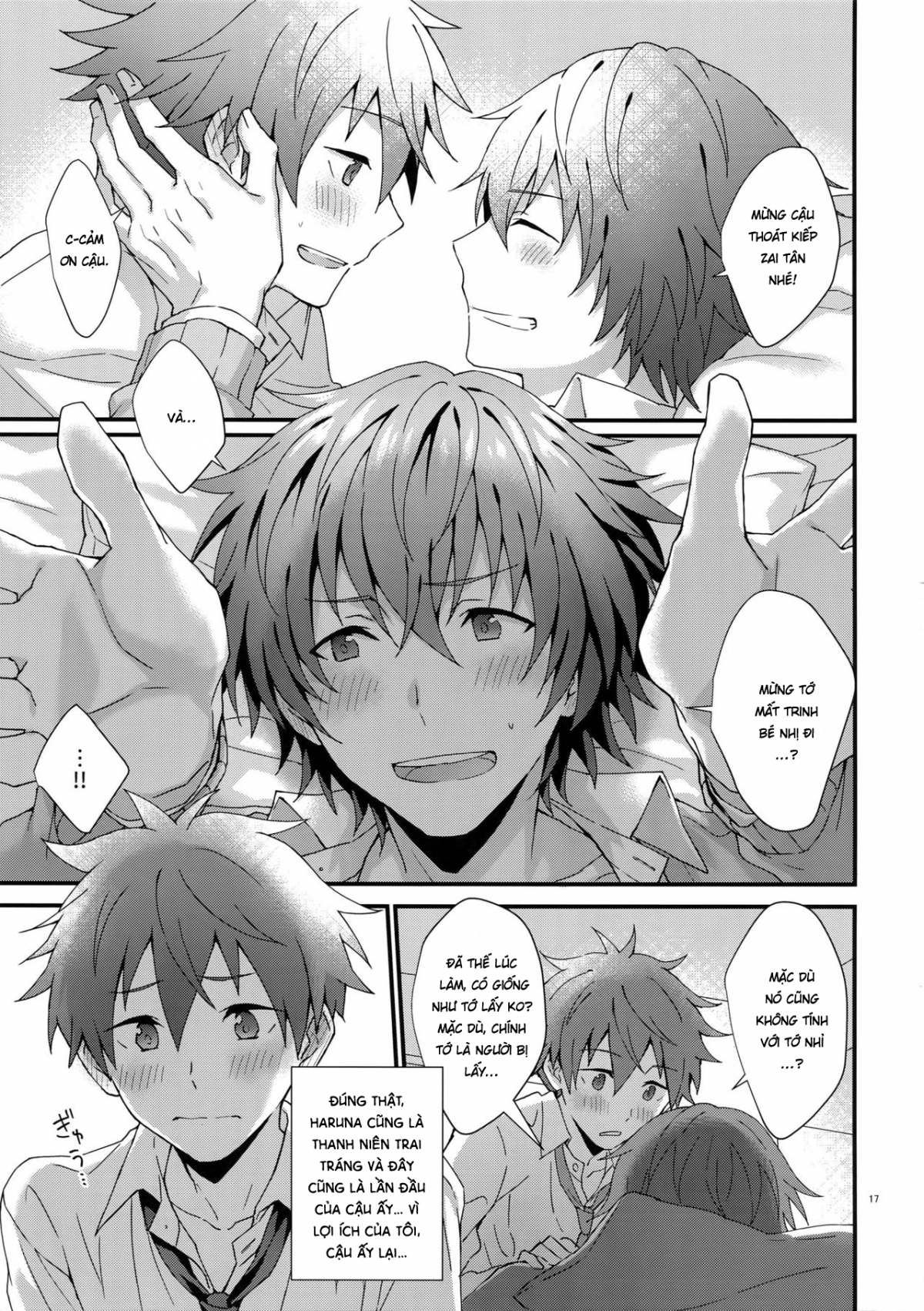 Đọc truyện hentai [Yaoi] Thoát kiếp trai tân! - Oneshot