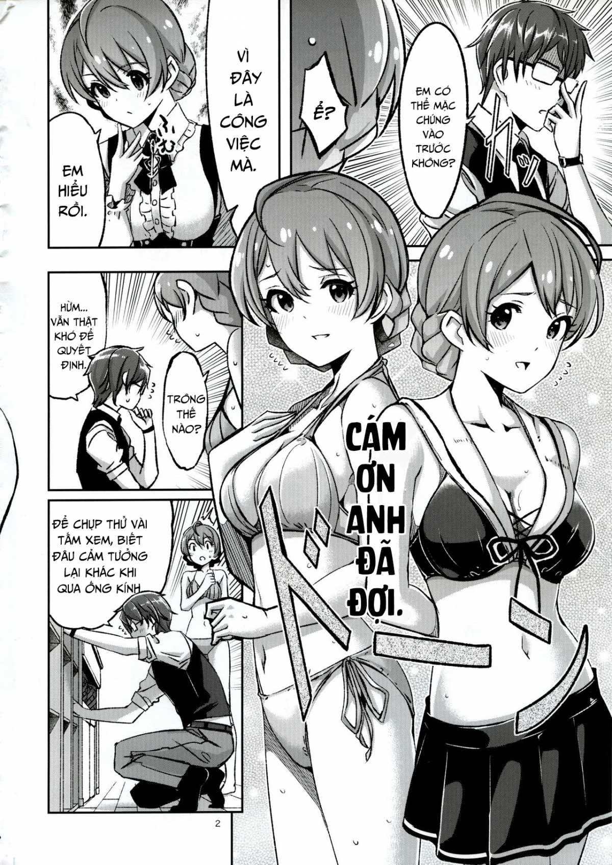 Đọc truyện hentai Hachidori no Yuuwaku (The Idolmaster) - Oneshot