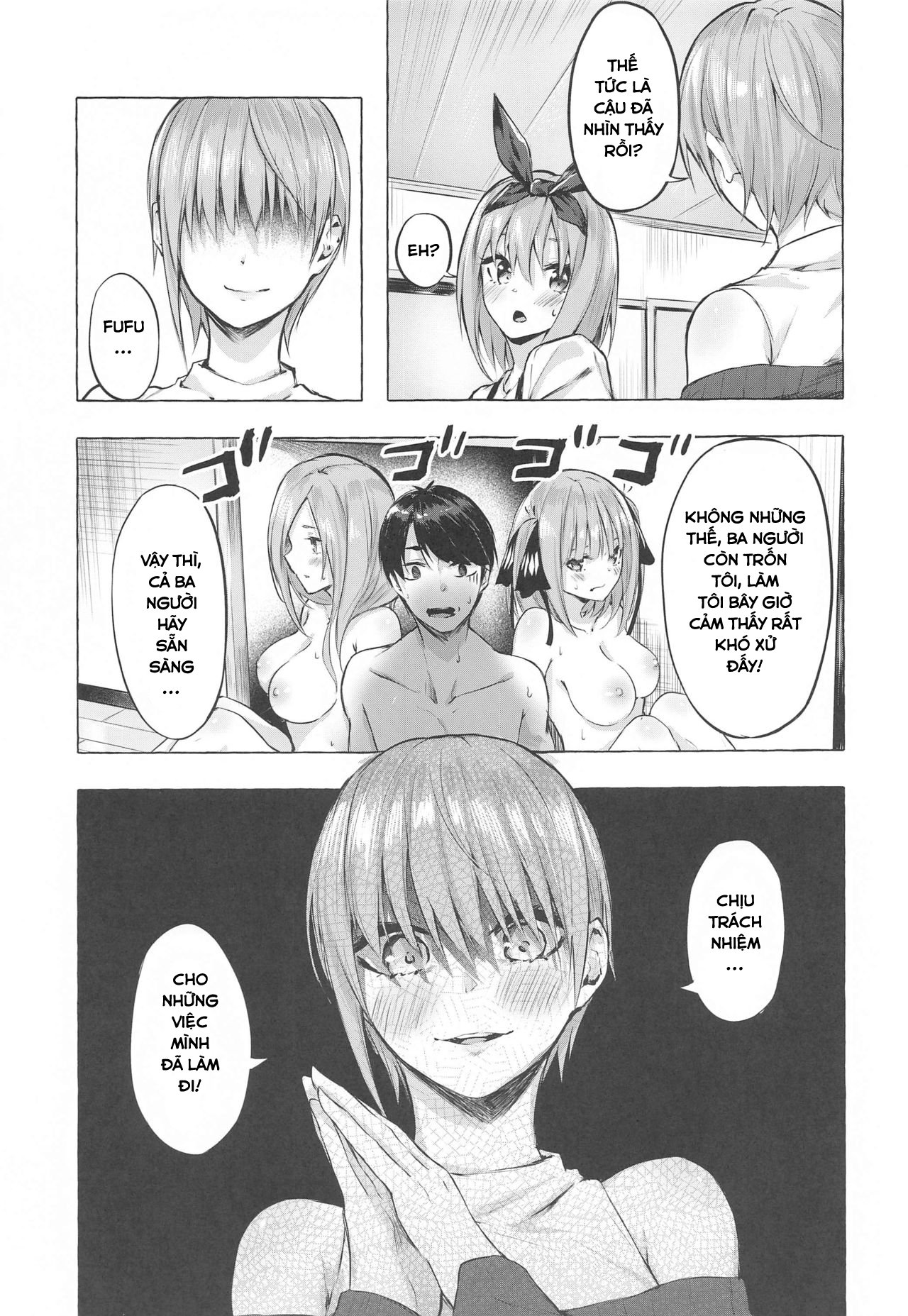 Đọc truyện hentai Hanayome no Kakuritsu (Gotoubun no Hanayome) - Oneshot