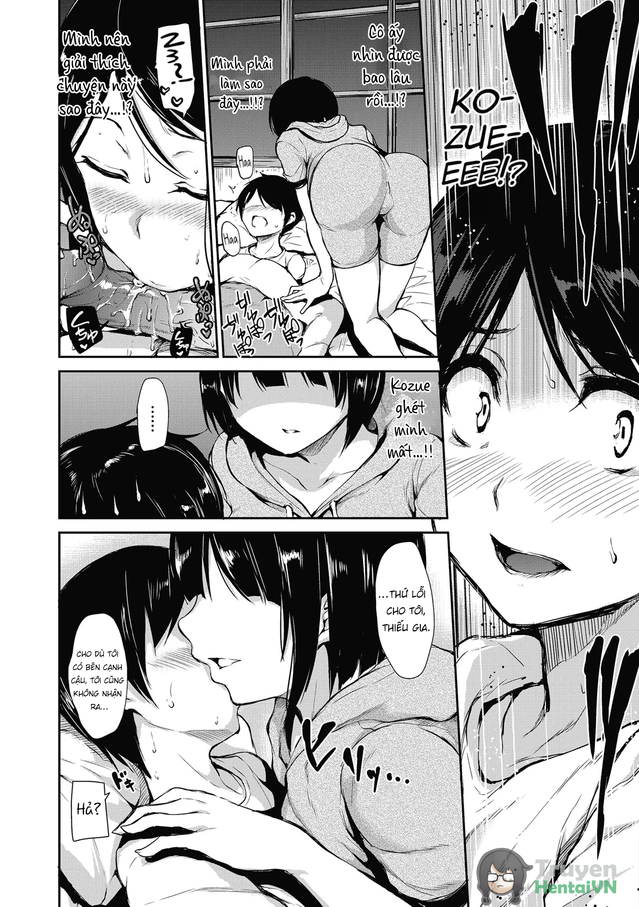 Đọc truyện hentai At Home Harem Fudeoro Sisters - Chap 2