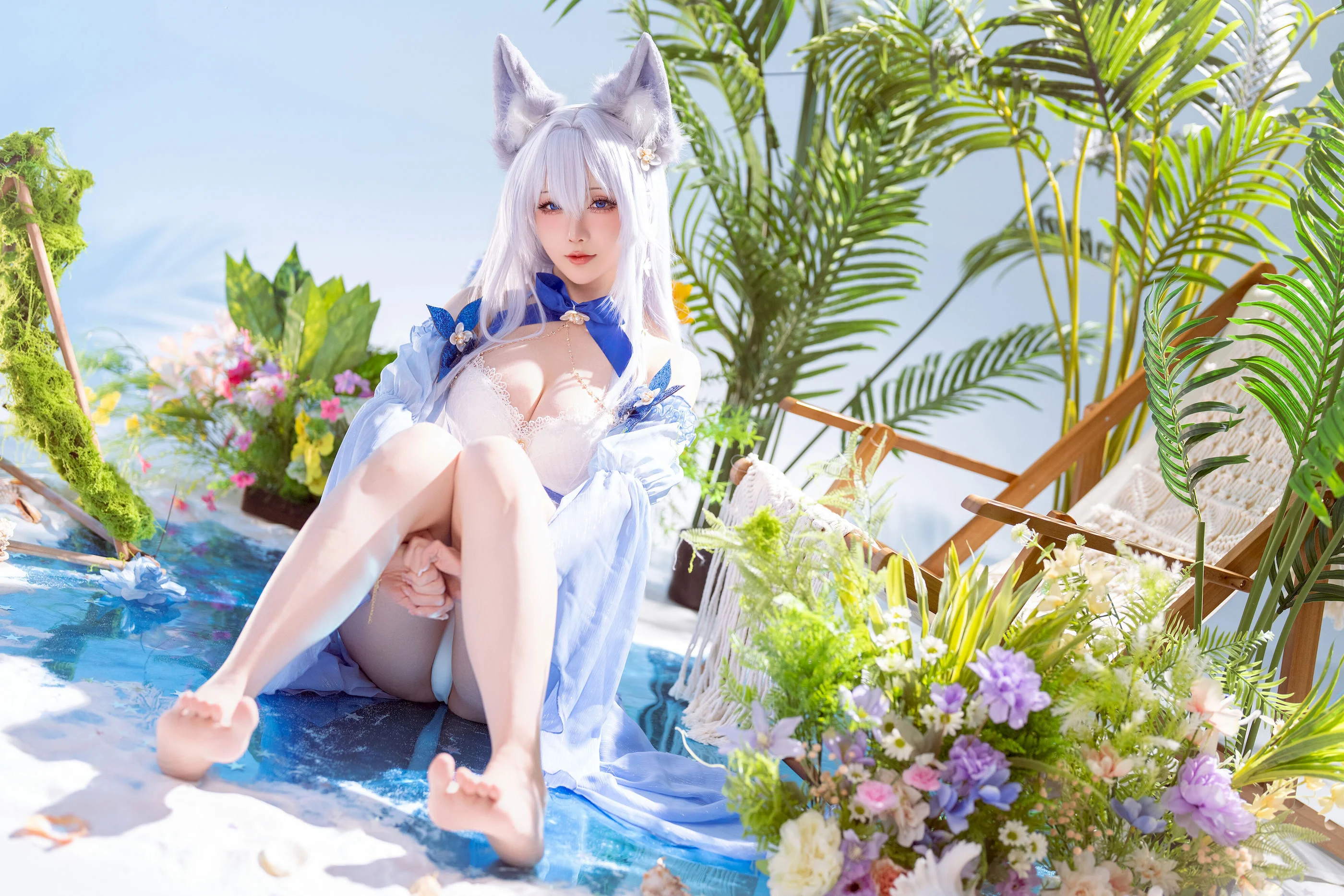 Đọc truyện hentai Tuyển tập Albums siêu phẩm Cosplay - Chap 1395 - Star's Lingering - Azur Lane Shinano Swimsuit