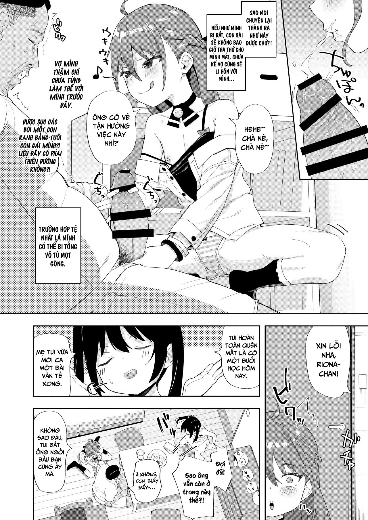 Đọc truyện hentai Tôi bị ăn hiếp bởi một con nhãi ranh là bạn của con gái mình - Chap 1