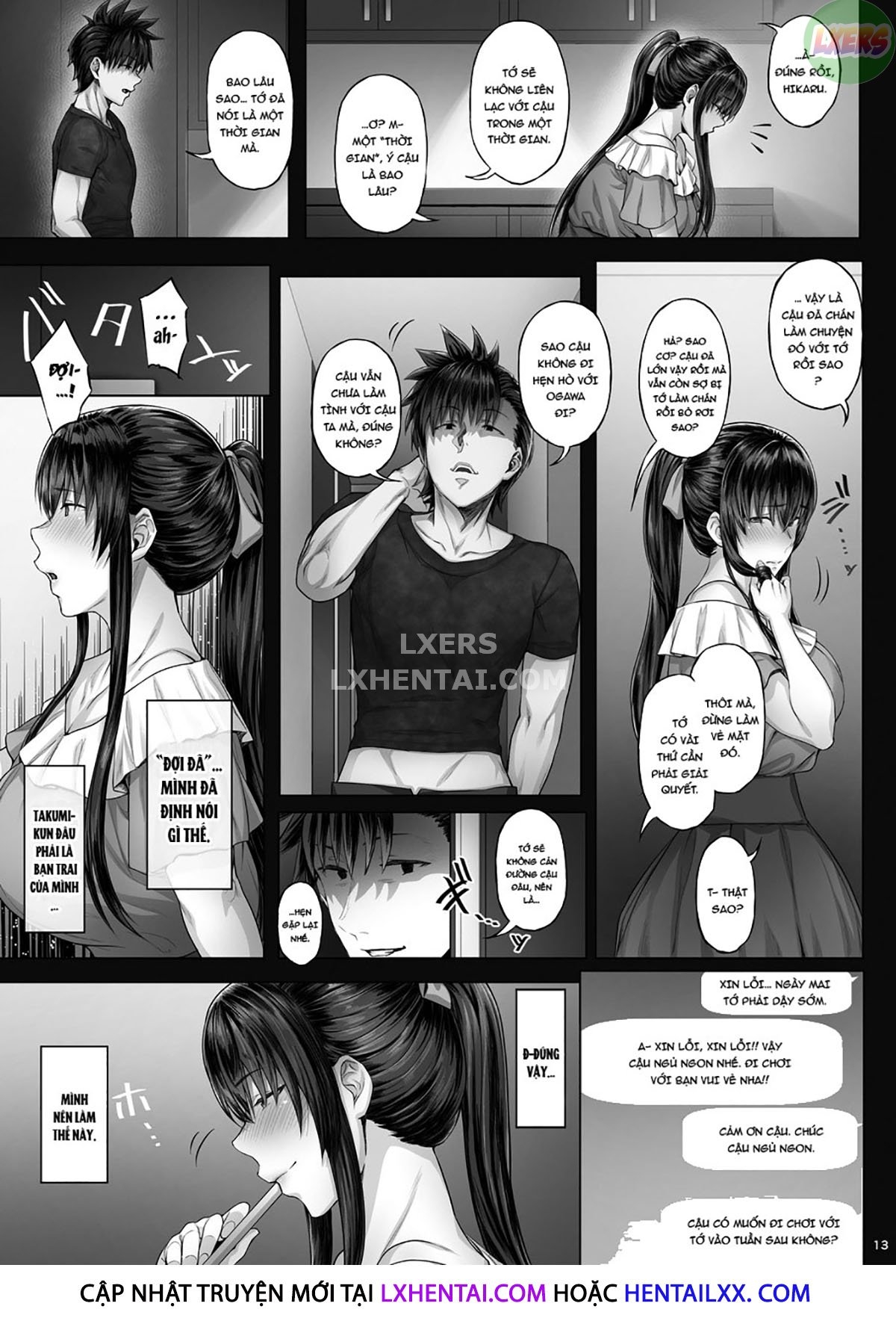 Đọc truyện hentai Kanojo Ga Boku No Shiranai Tokoro De - Chap 2 - [END]