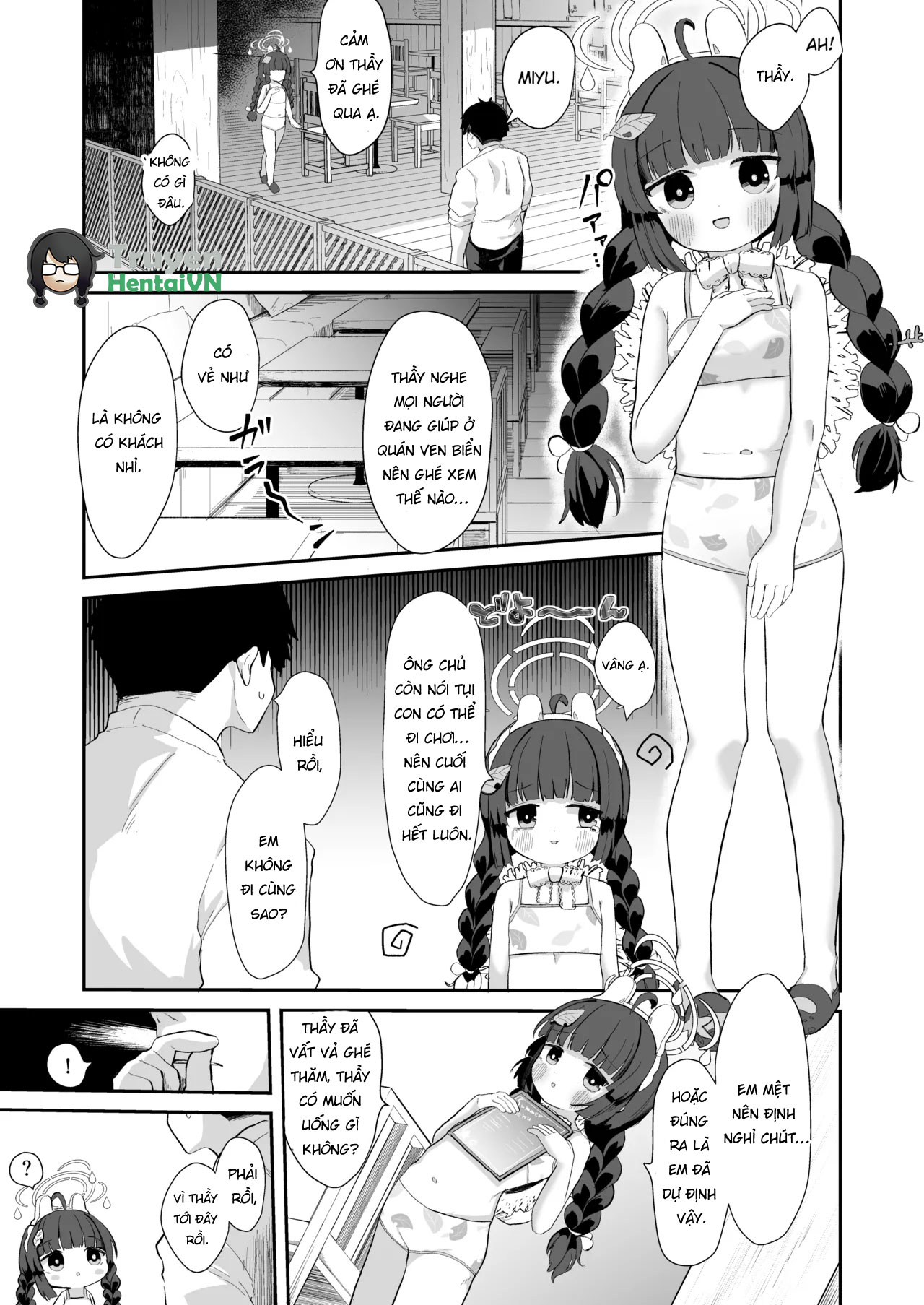 Đọc truyện hentai O o Furu Usagi ni Kashizukaseru (Blue Archive) - Oneshot