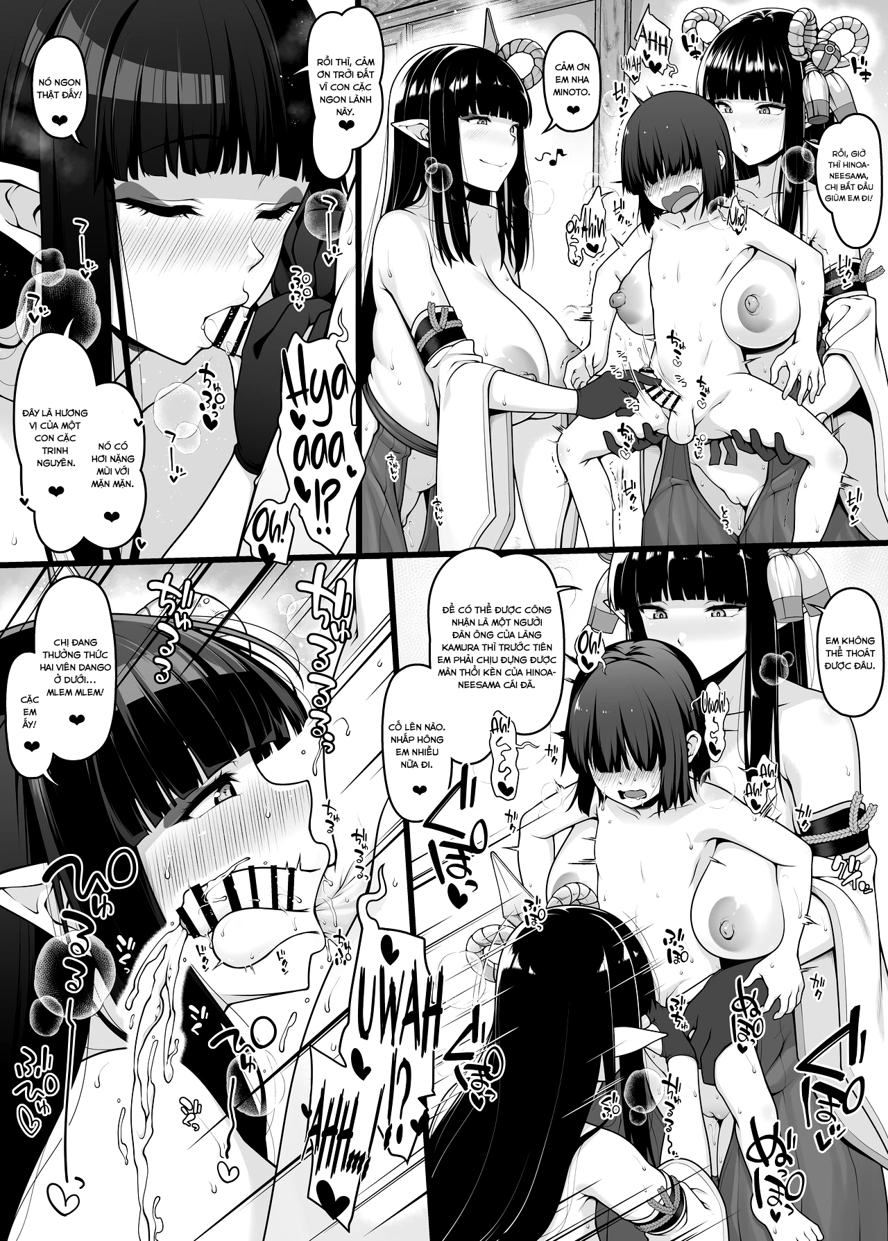 Đọc truyện hentai Hinoa-neesama to Minoto no Oneeshota - Chap 1