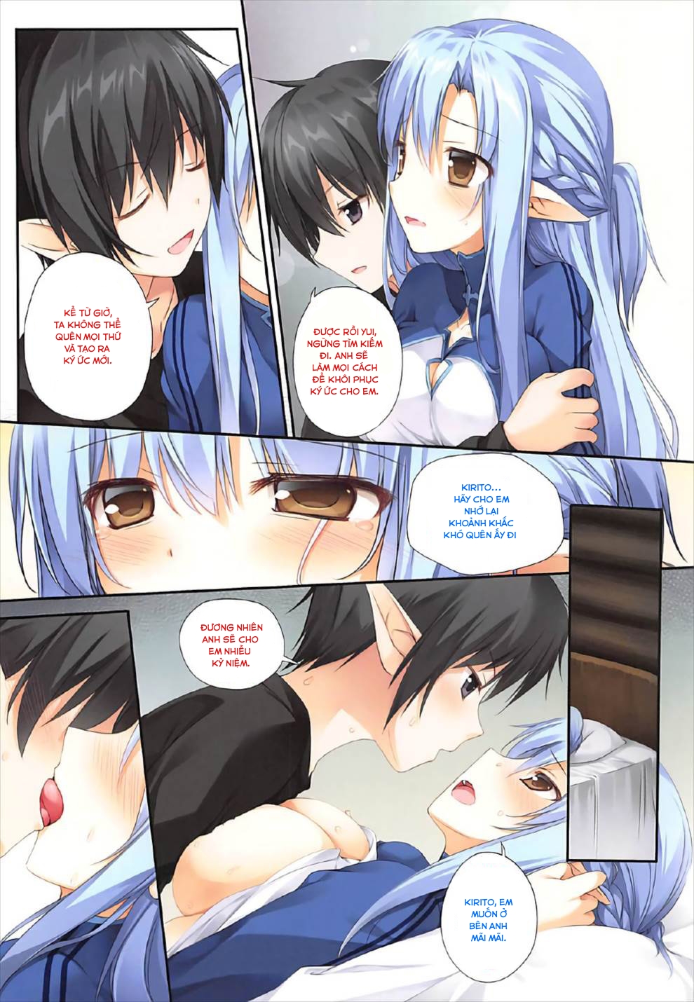 Đọc truyện hentai Tuyển tập Kirito x Asuna - Chap 1: Tìm lại ký ức đã mất