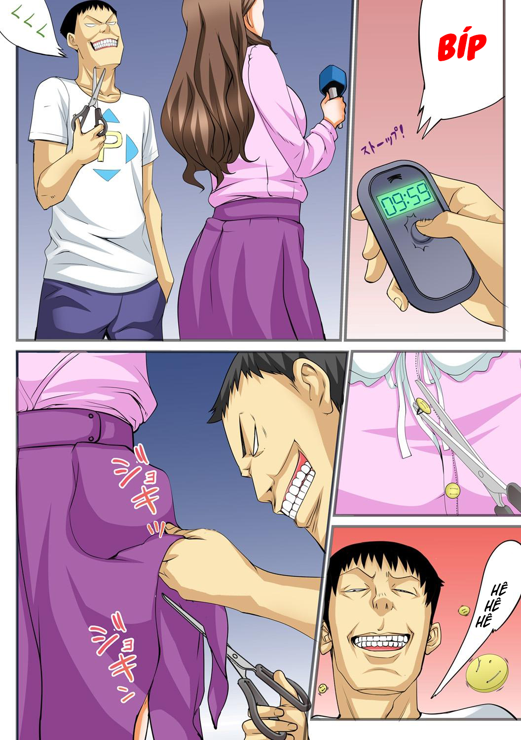 Đọc truyện hentai Ngưng đọng thời gian và đi chịch dạo!!! - Chap 3 - END