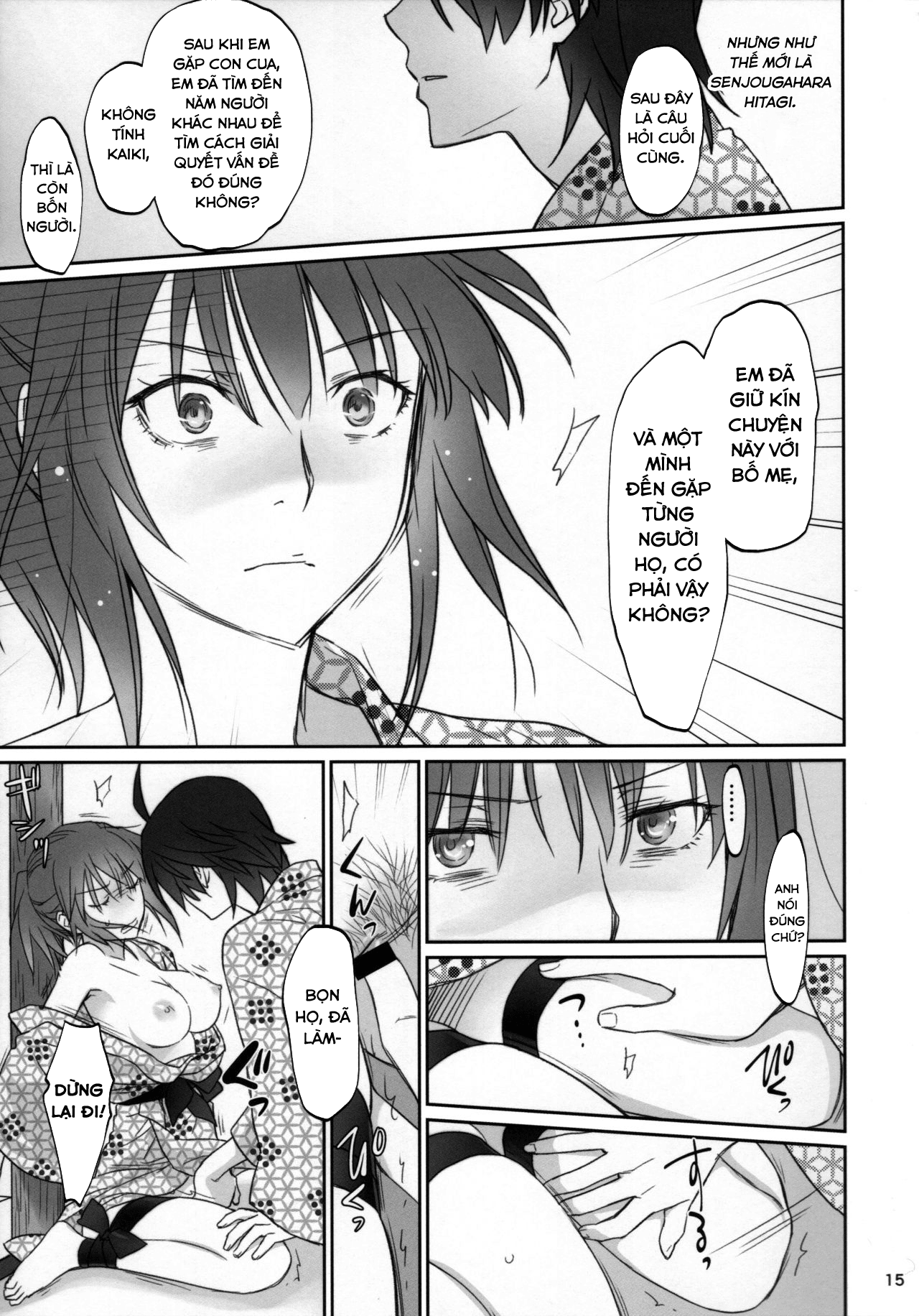 Đọc truyện hentai Hitagi family (Bakemonogatari) - Chap 3.1