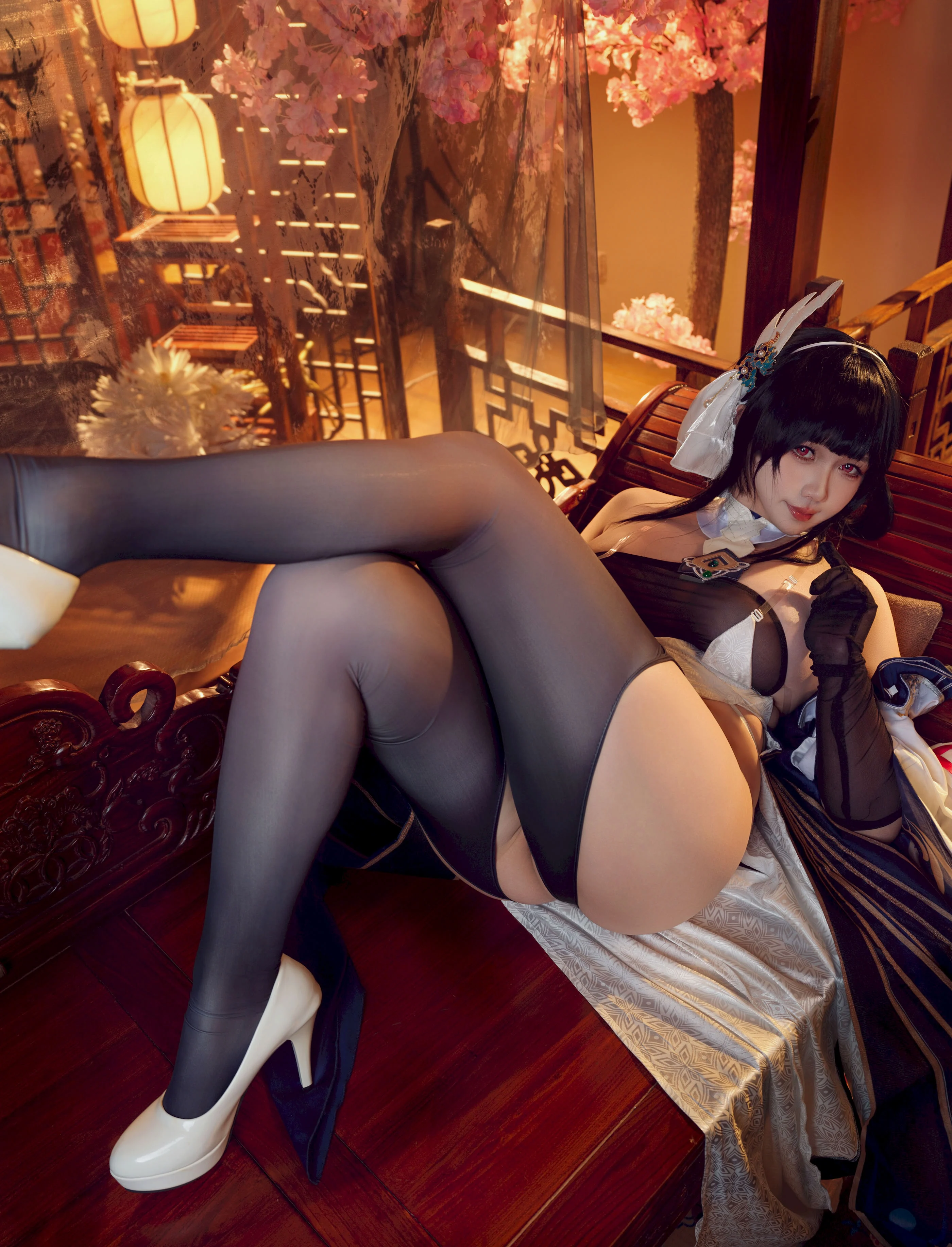 Đọc truyện hentai Tuyển tập Albums siêu phẩm Cosplay - Chap 1142 - Mahua Sauce W - Azur Lane Zhenhai Modified