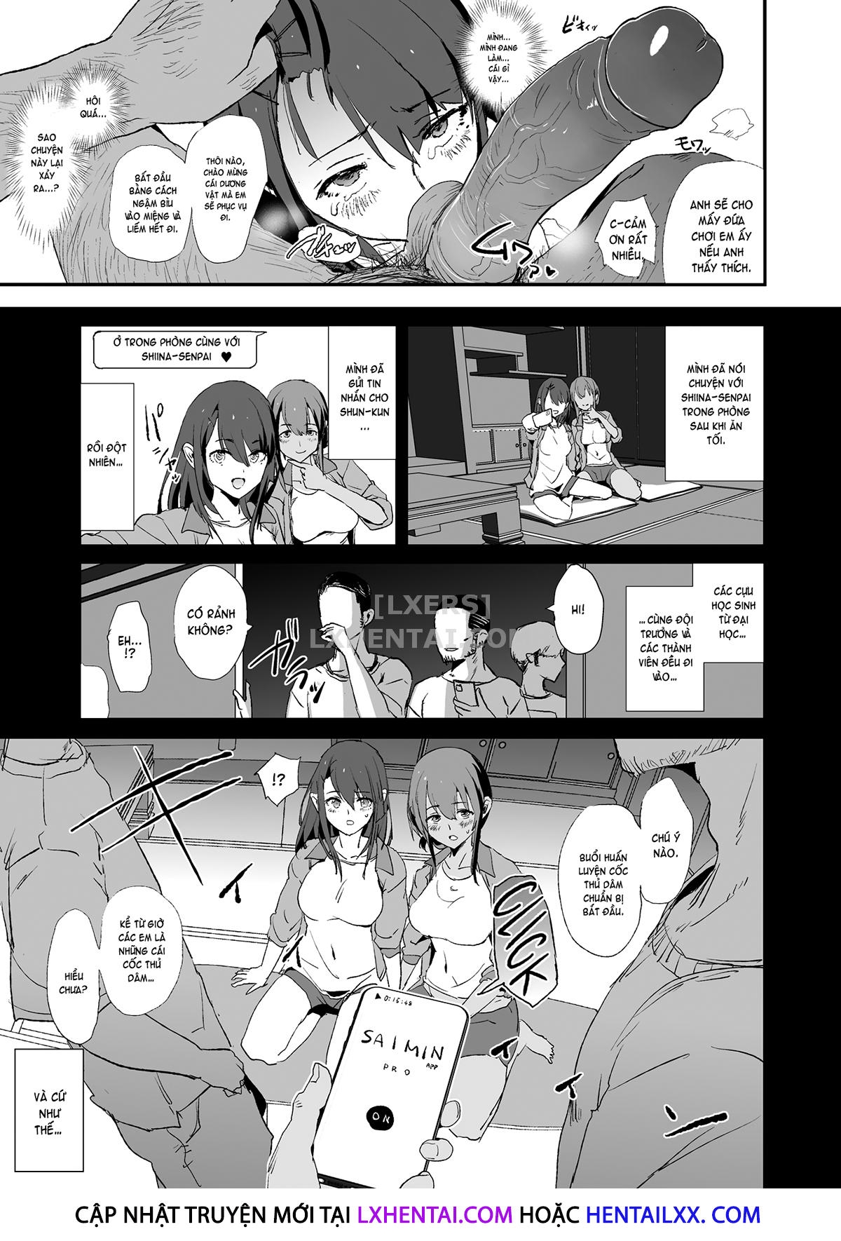 Đọc truyện hentai Cocksleeve Camp - Chap 1 - It Seems Your Girlfriend Is Going To The Cock Sleeve Camp