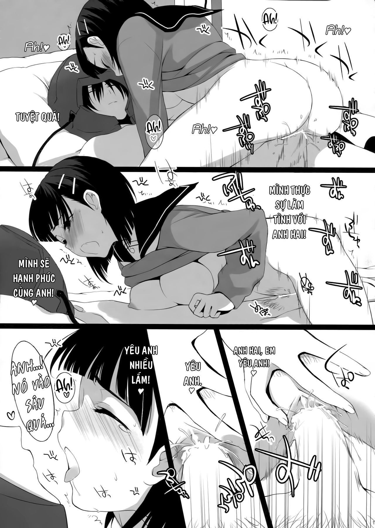 Đọc truyện hentai Bí mật thầm kín cùng anh trai tôi (Sword Art Online) - Oneshot