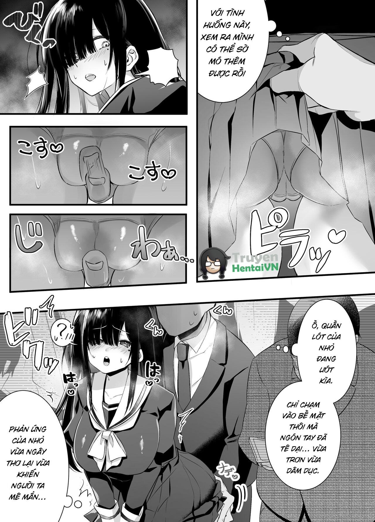 Đọc truyện hentai Fujun Isei Kouyuu shitara Soku Taigaku no Seijun Muku na Gakuensei ni Itazura ~Densha Chikan Hen~ - Oneshot