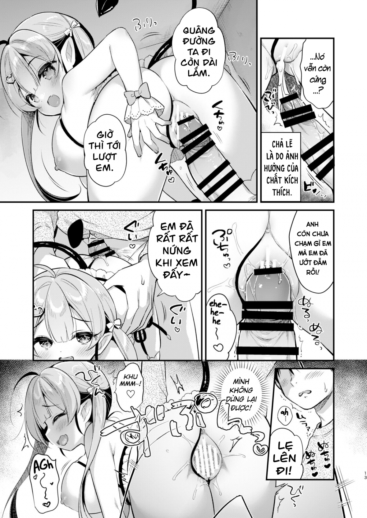 Đọc truyện hentai Cặp song sinh tấn công Succubus-chan - Chap 1