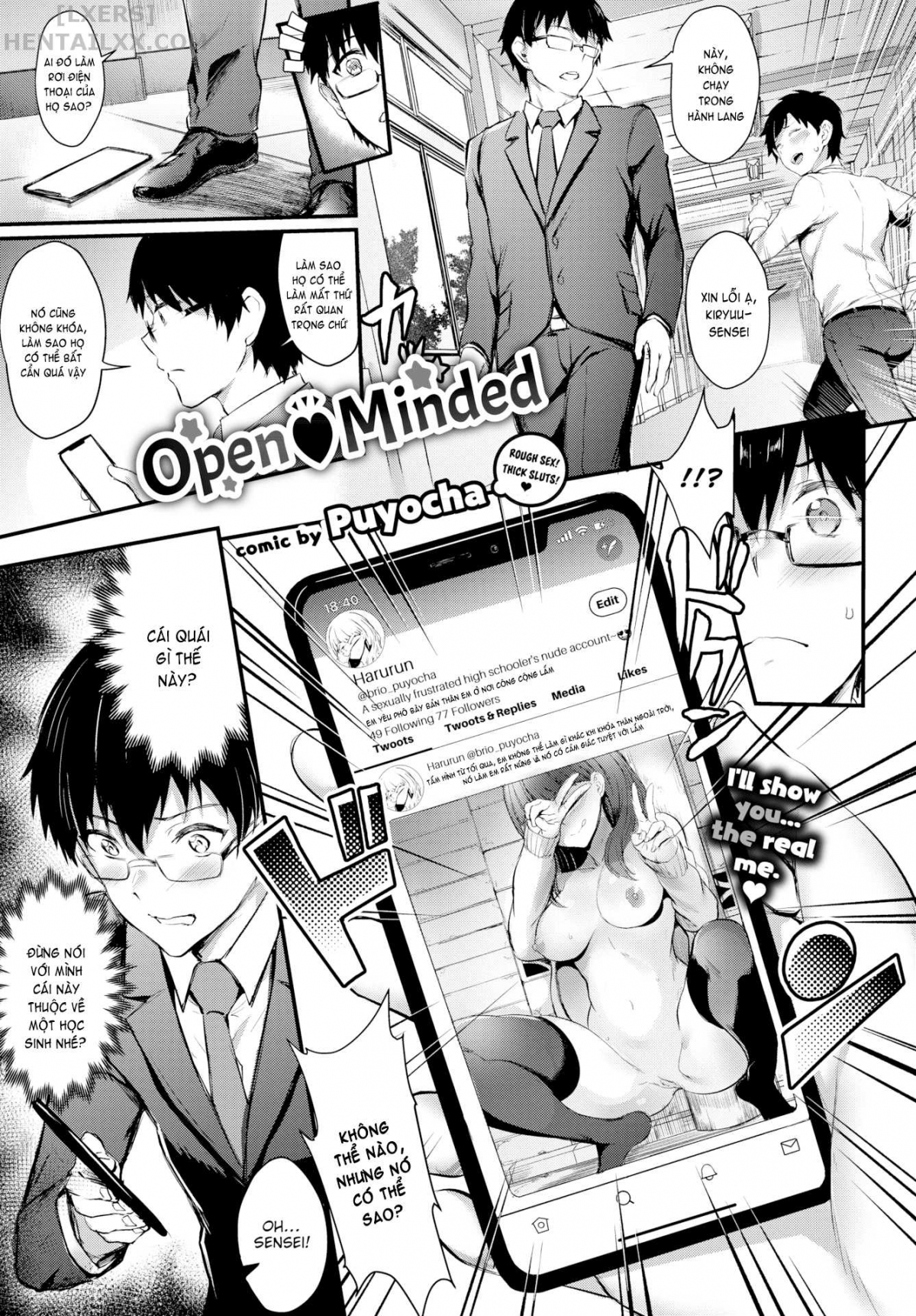 Đọc truyện hentai Onaho Bitch (Trọn bộ) - Chap 7: Open ♥ Minded