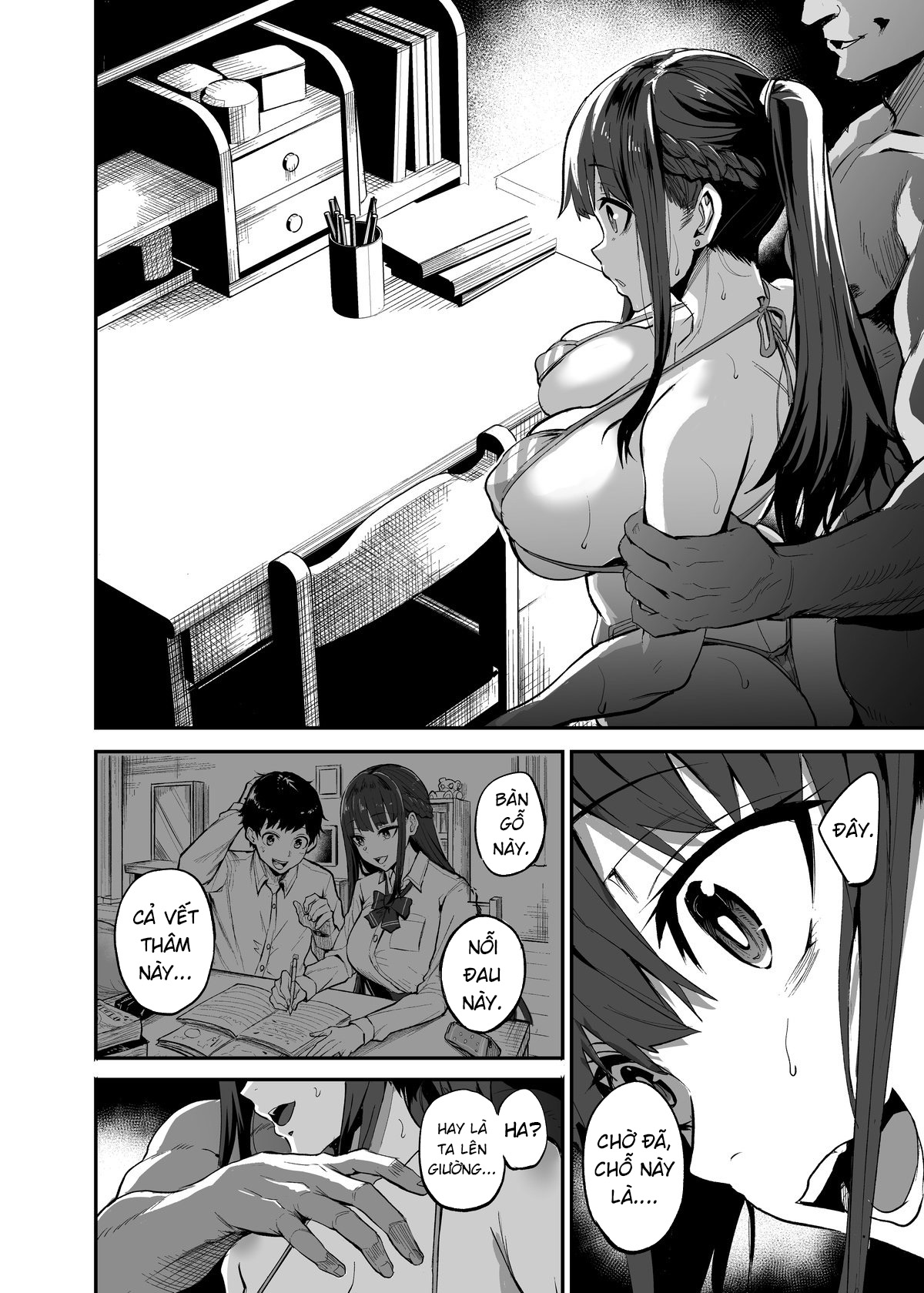 Đọc truyện hentai Kanojo ga Gaikokujin ni Netorareru Manga Ouchi Fuck Hen - Oneshot