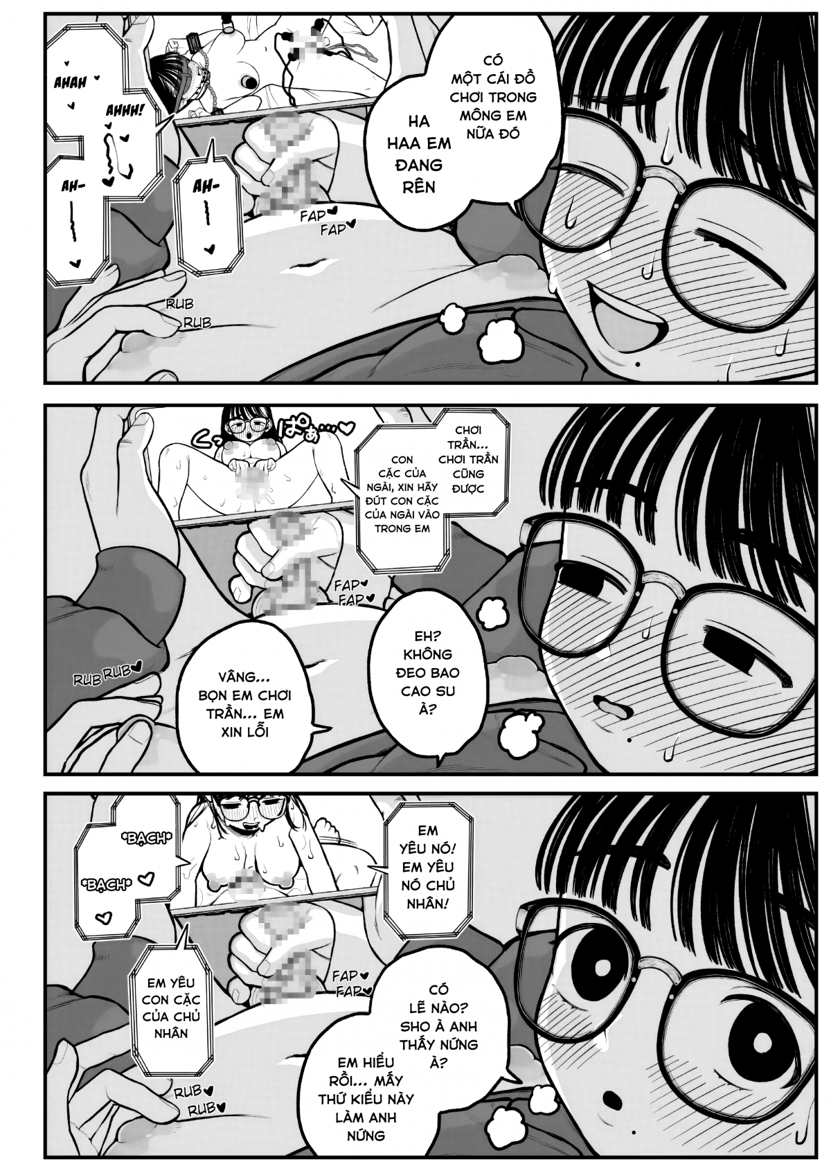 Đọc truyện hentai Kỳ nghỉ đông của tôi, bạn gái và chồng tôi - Oneshot.