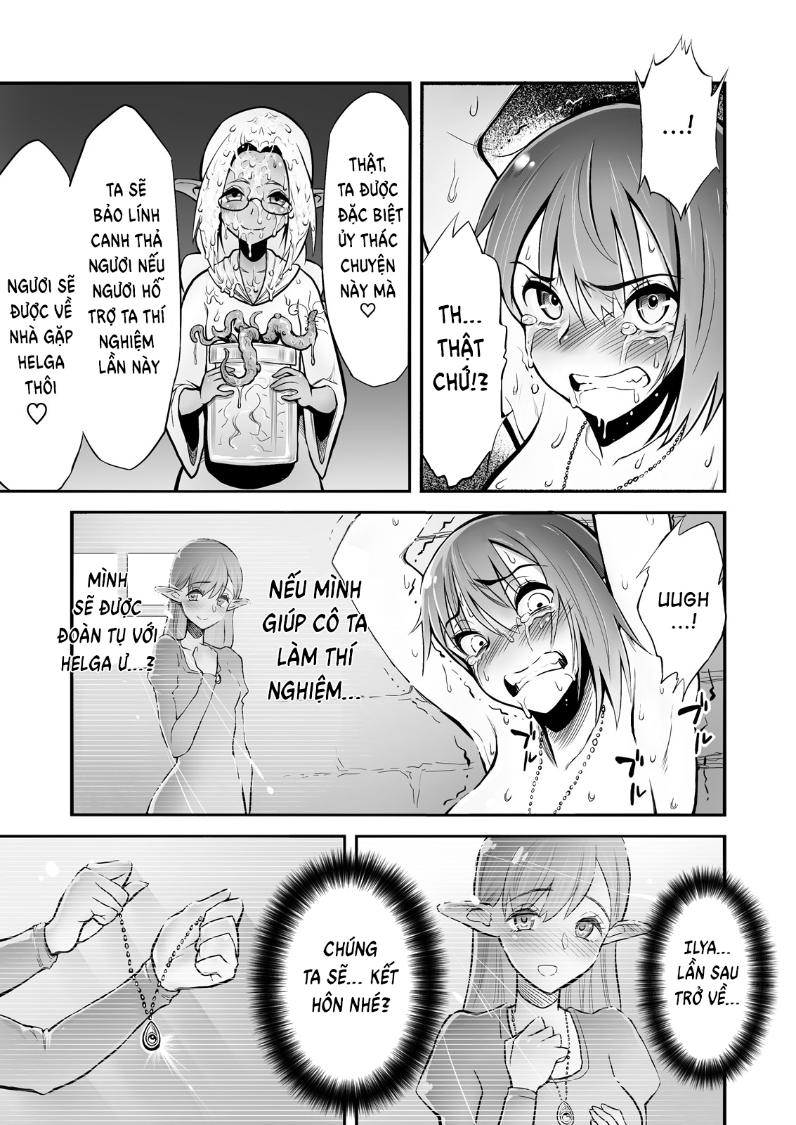 Đọc truyện hentai Futanari Chinpo ni Shokushu Sanran - Oneshot