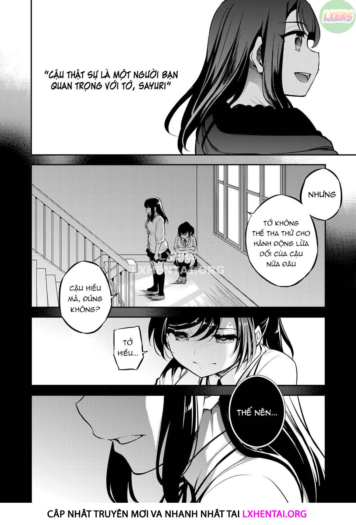 Đọc truyện hentai Sayuri - Kareshi to Hatsu H Mokuzen ni Chikan ni NTR-reta Shoujo - Chap 6 - While She is NTRing Her Boyfriend He is Busy Fucking Her Best Friend