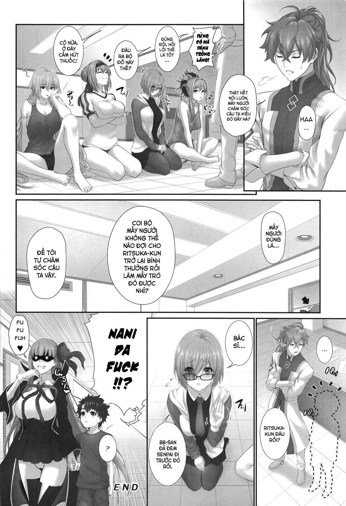 Đọc truyện hentai Ritsuka-kun no Sainan? Nerawareta Kohitsuji!! (Fate/Grand Order) - Chap 2