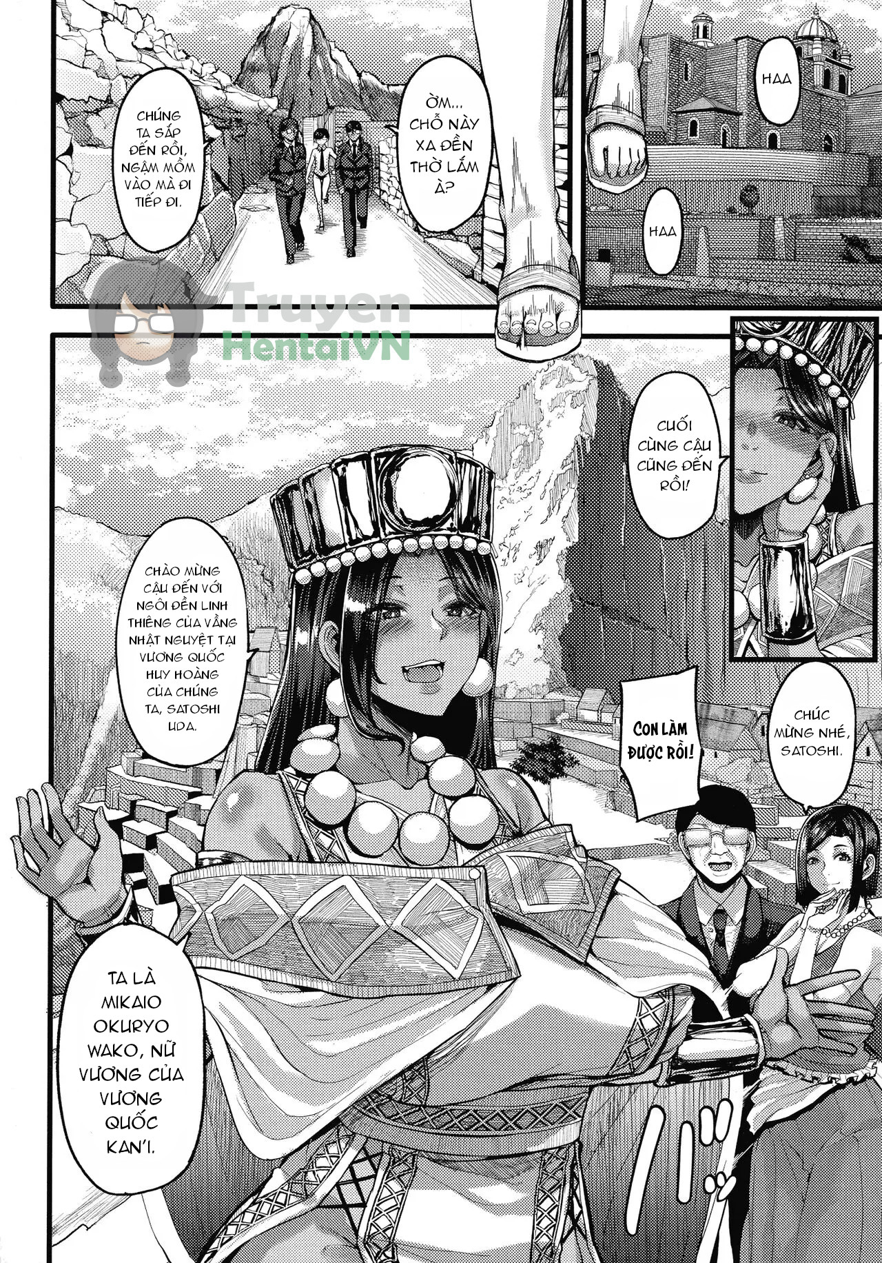 Đọc truyện hentai Kasshoku Hime to Himitsu no Keiyaku - Chap 4