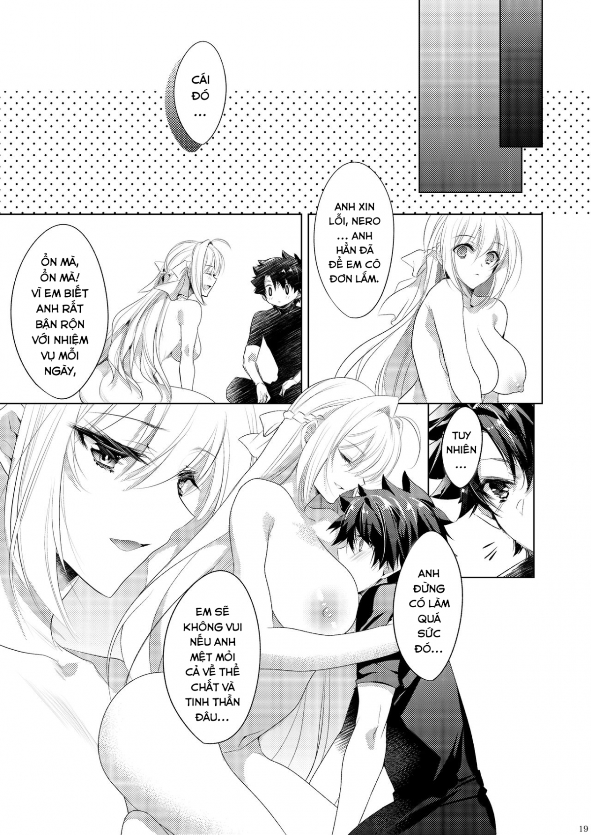 Đọc truyện hentai Nero-chama sẽ giúp anh vui vẻ. - Oneshot