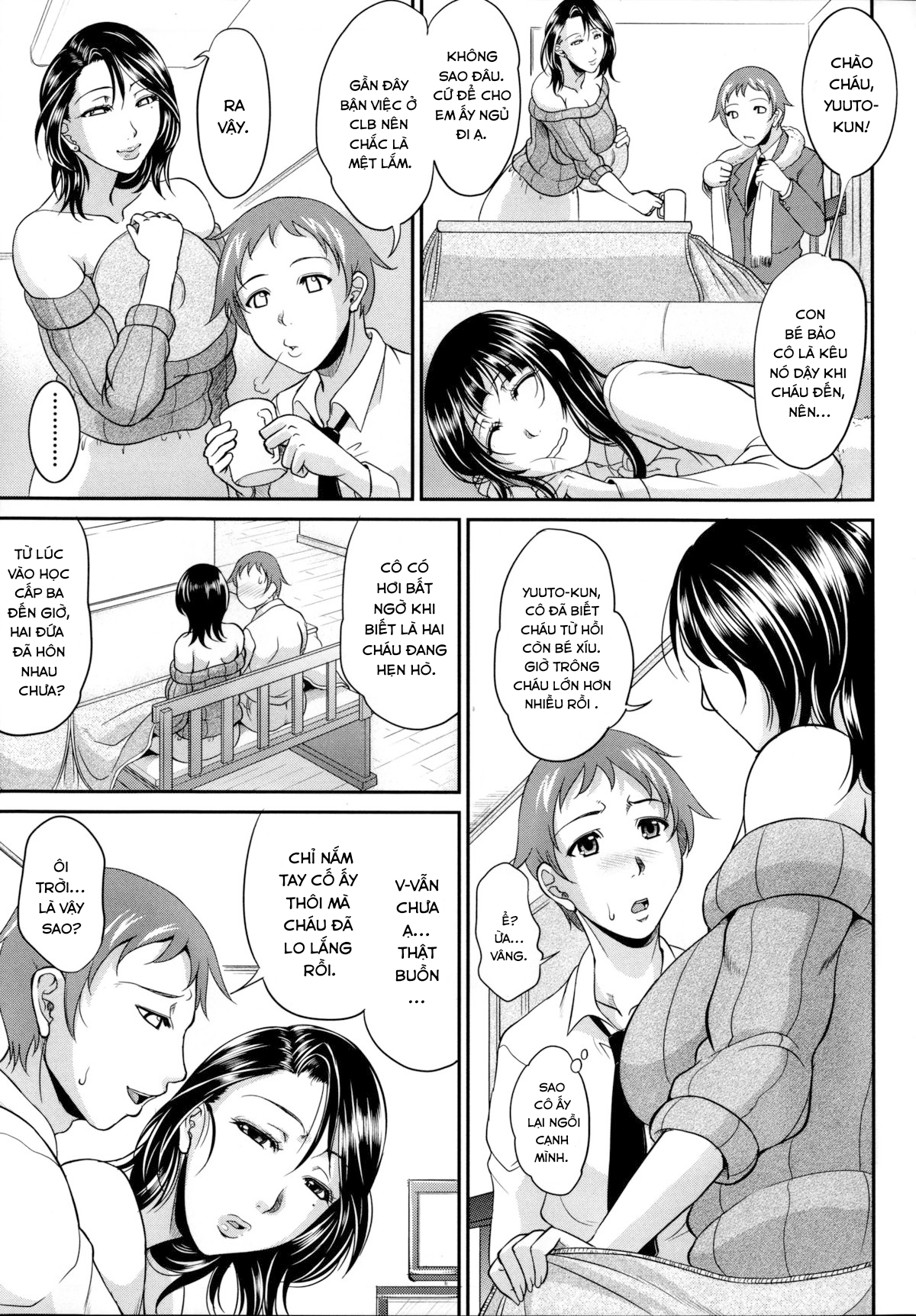 Đọc truyện hentai Kế hoạch giữ lại con rể. - Oneshot