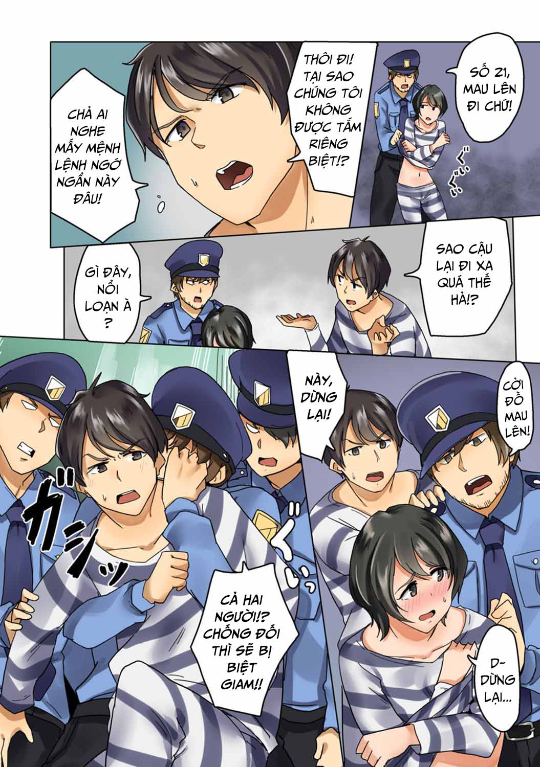 Đọc truyện hentai Kangoku Zemi Kanshu ni Zettai Fukujuu o Shiirarete - Chap 1