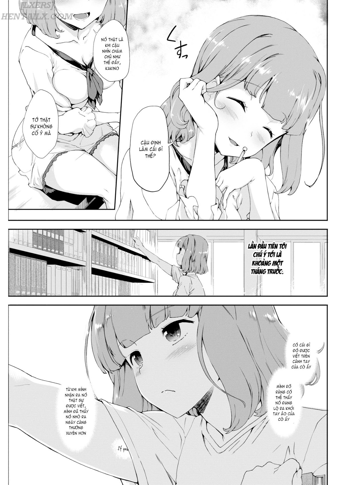 Đọc truyện hentai Mienai Tokoro De - Chap 1: Looking Forward To...