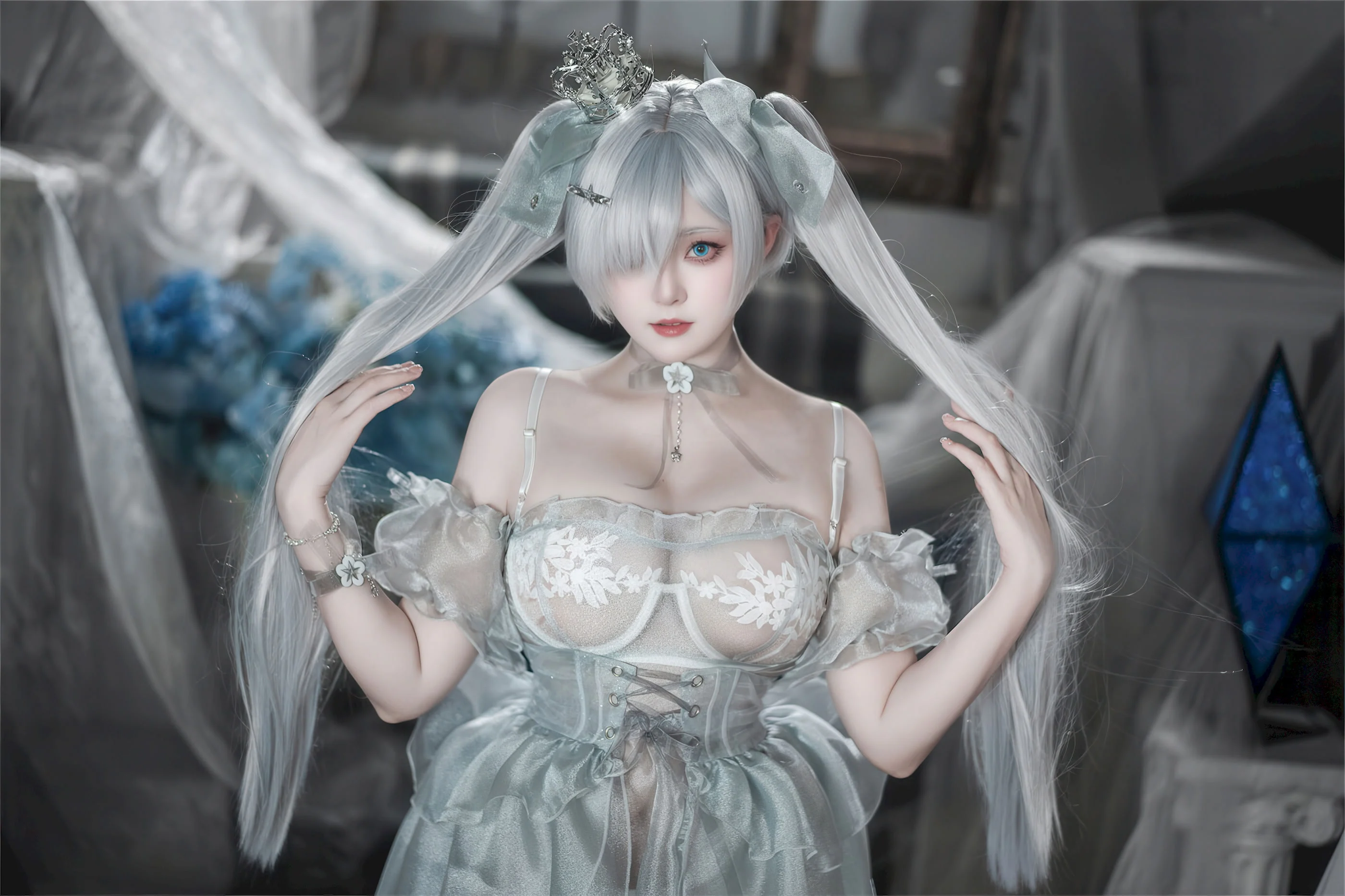 Đọc truyện hentai Tuyển tập Albums siêu phẩm Cosplay - Chap 1373 - Natsuko Natsuko - Cinderella